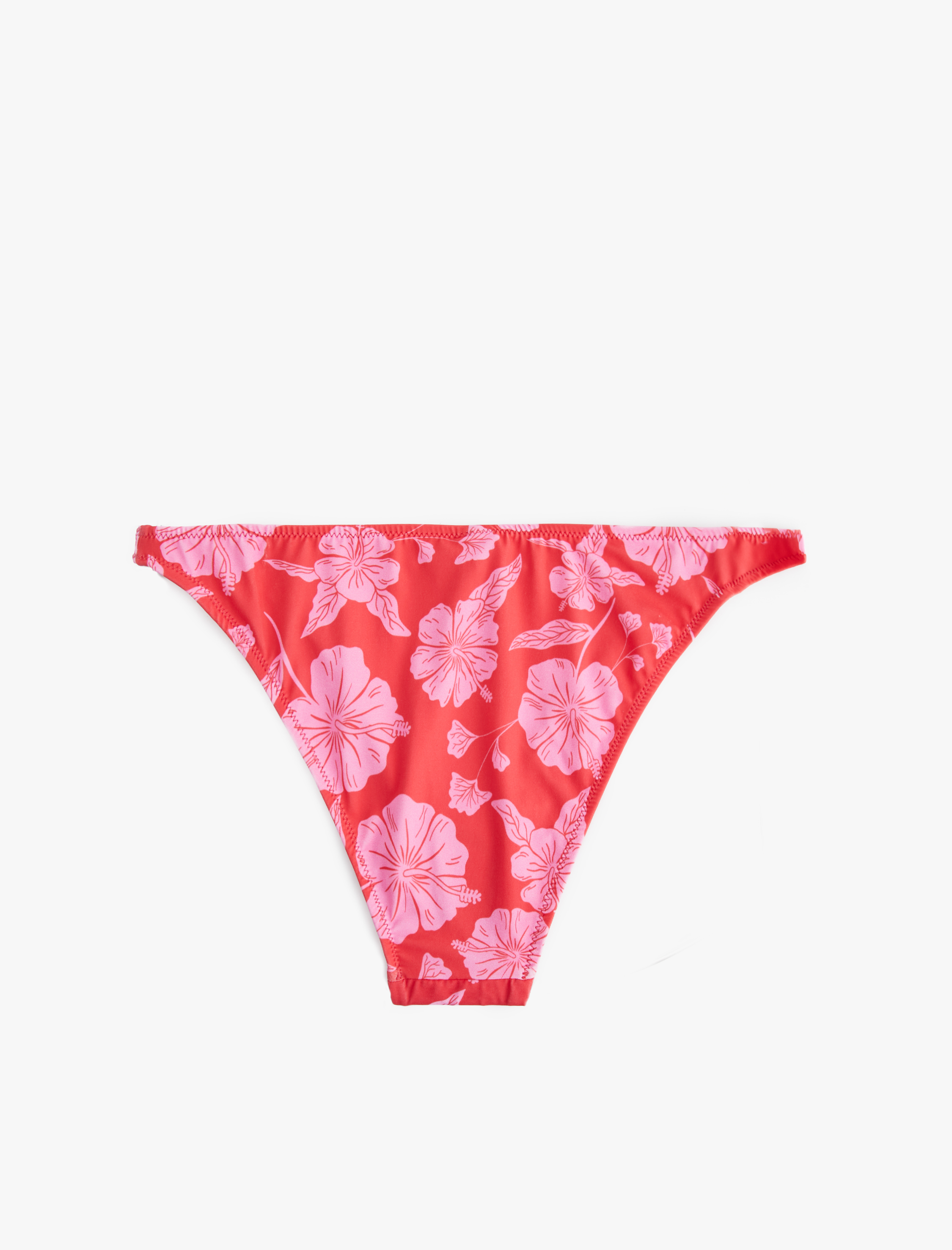   Dokulu Çiçekli Brazilian Bikini Altı