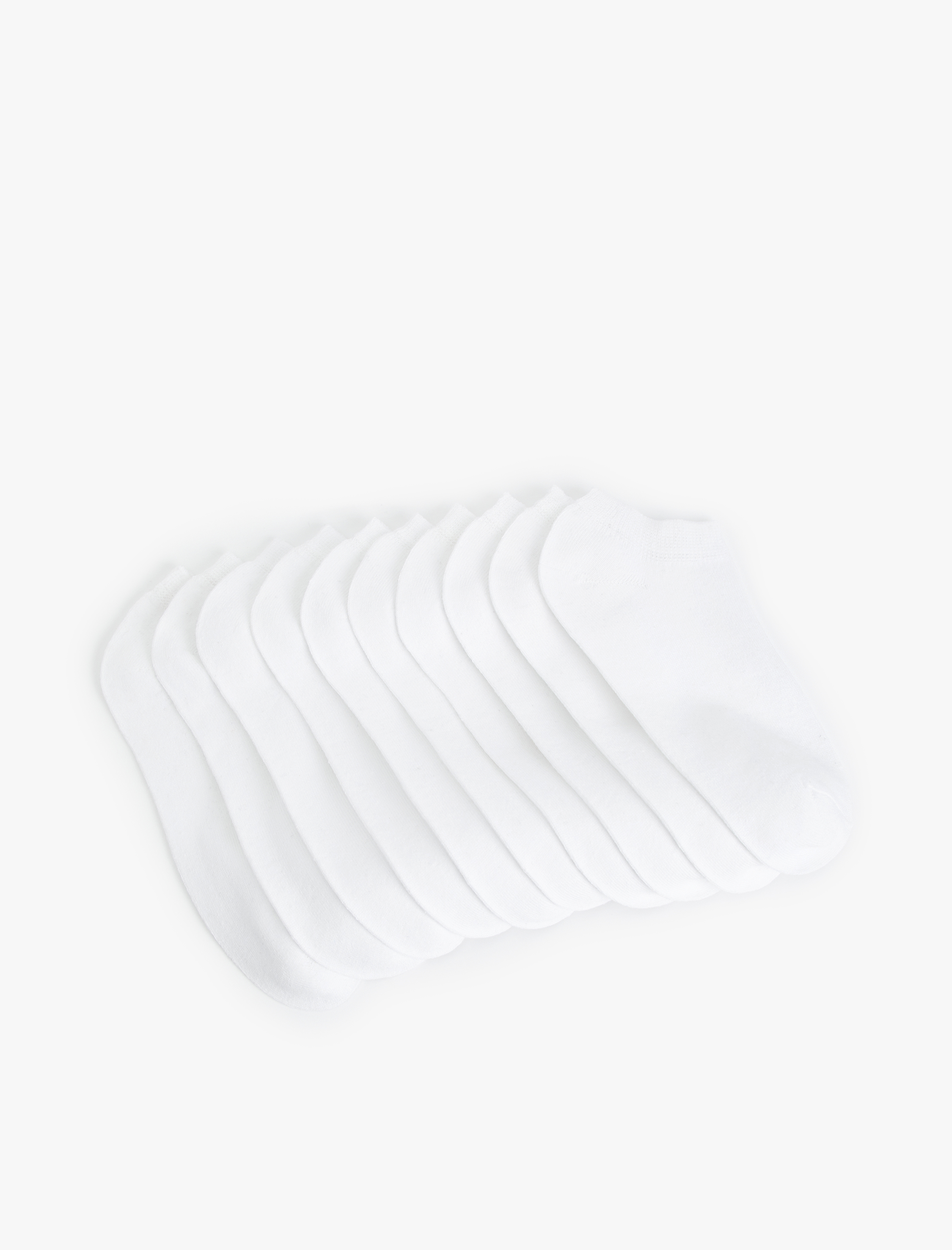  Kadın Basic 10'lu Patik Çorap Seti