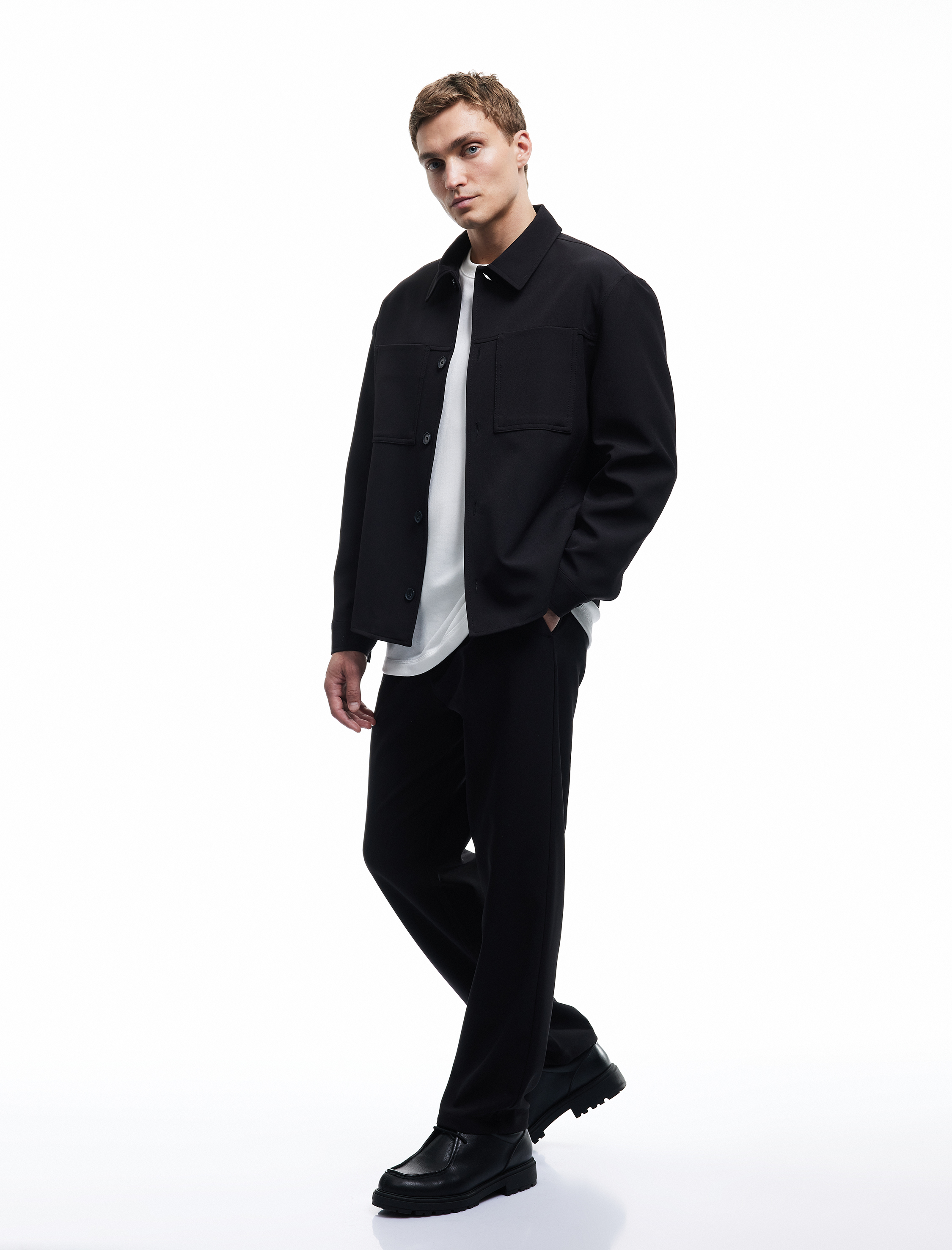   Pileli Oversize Cep Detaylı Kumaş Pantolon