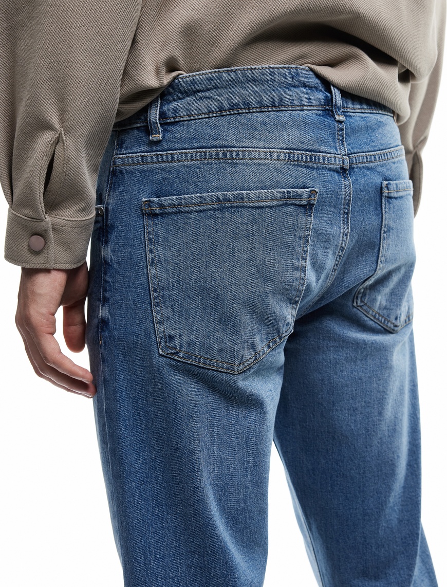   Normal Bel Straight Fit Jean Pantolon - Mark Jean