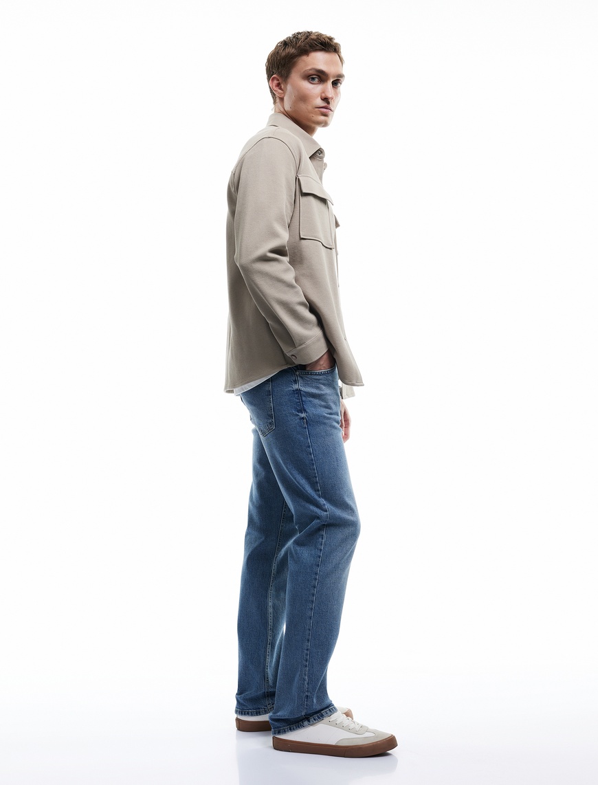   Normal Bel Straight Fit Jean Pantolon - Mark Jean