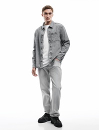 Pamuklu Normal Bel Vintage Straight Fit Jean Pantolon