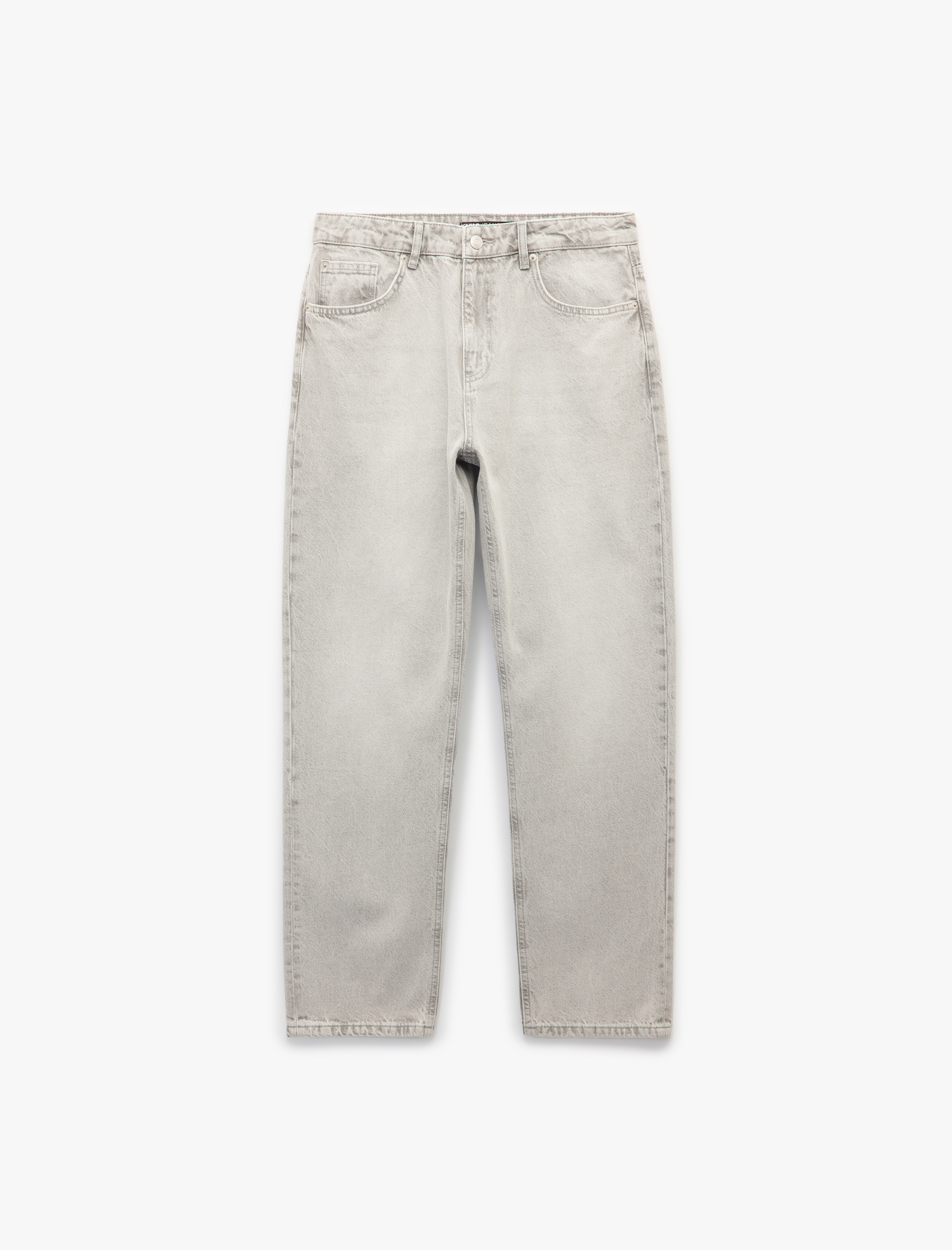   Pamuklu Normal Bel Vintage Straight Fit Jean Pantolon