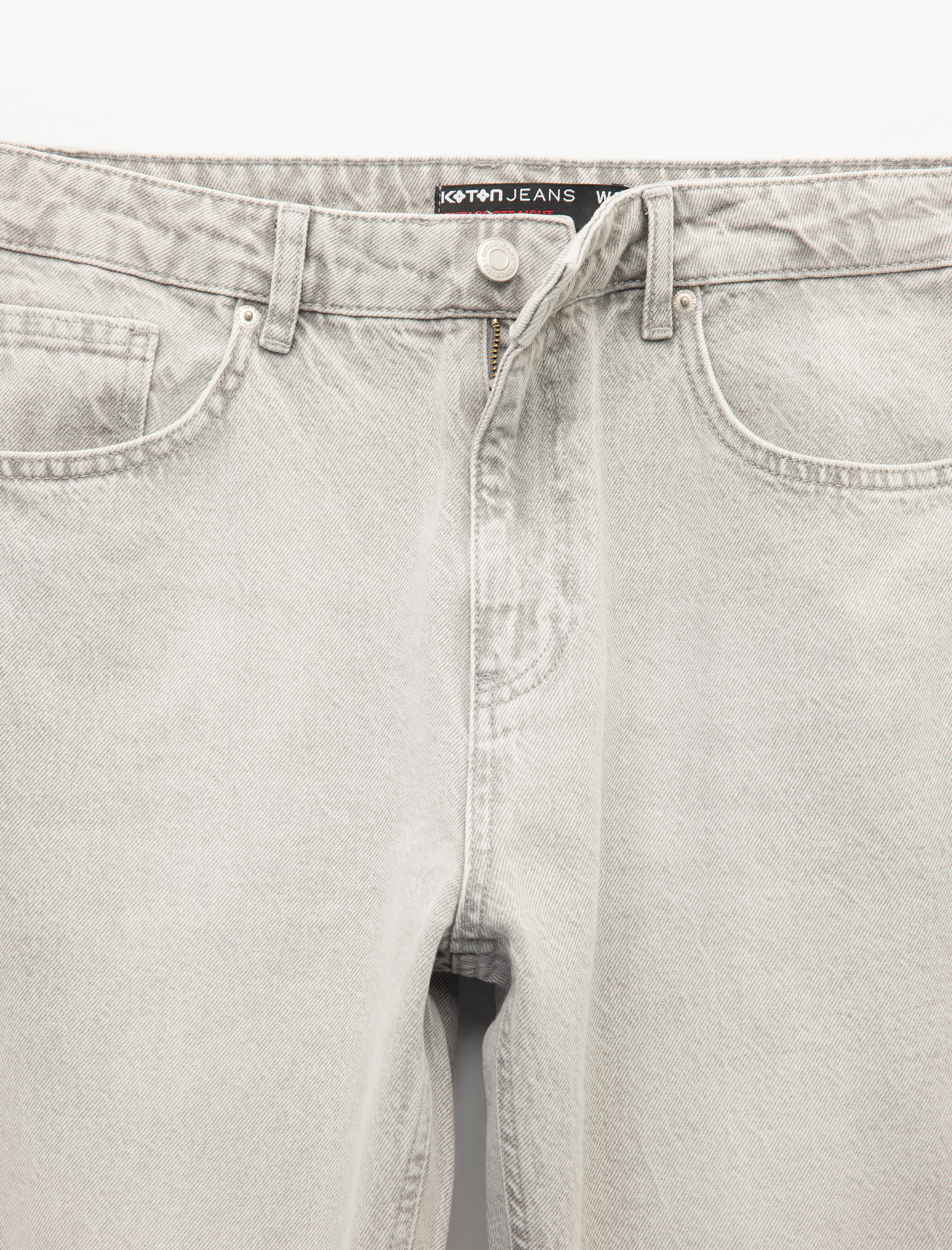   Pamuklu Normal Bel Vintage Straight Fit Jean Pantolon