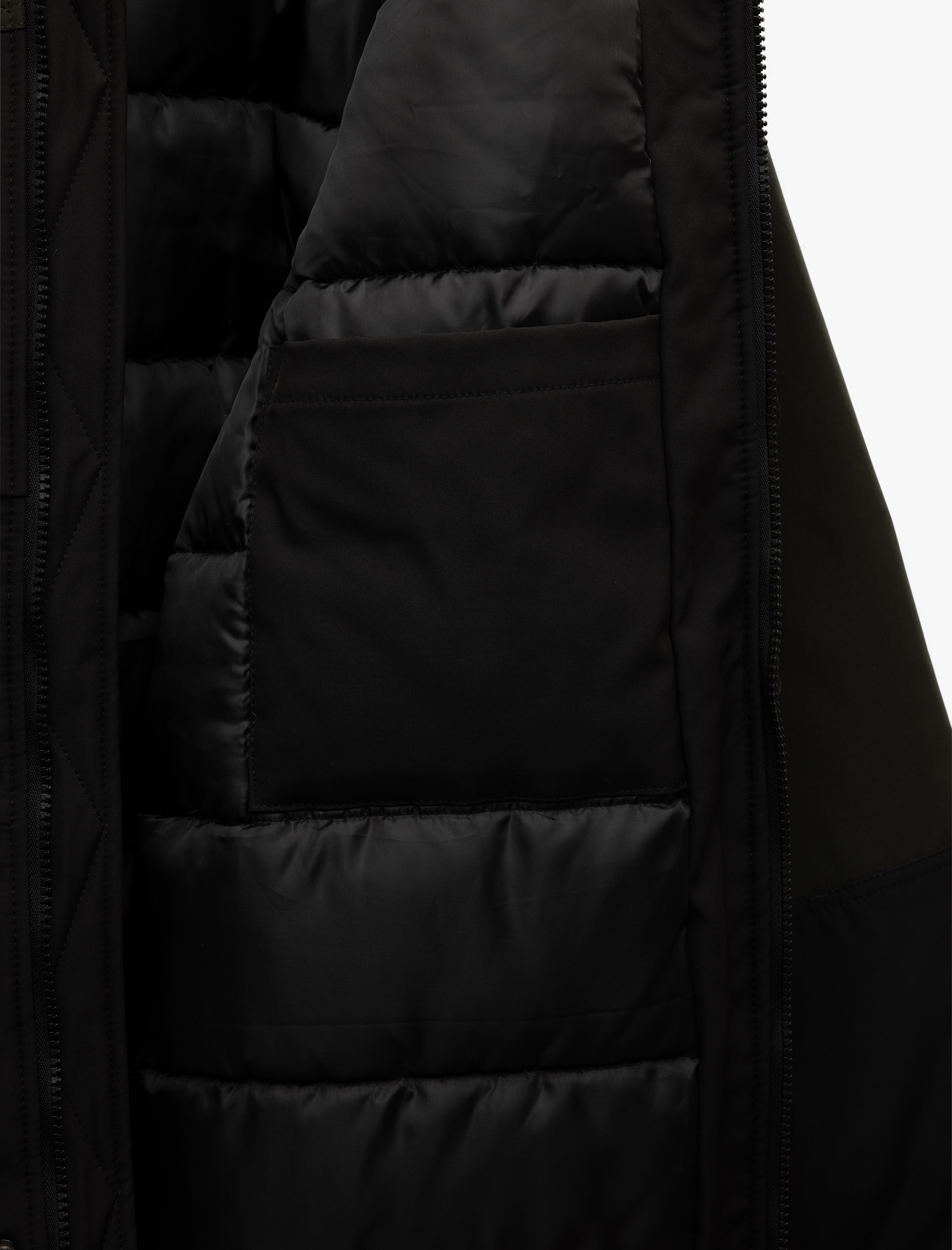   Çıkarılabilir Kapşonlu Baskılı Cep Detaylı Parka Mont