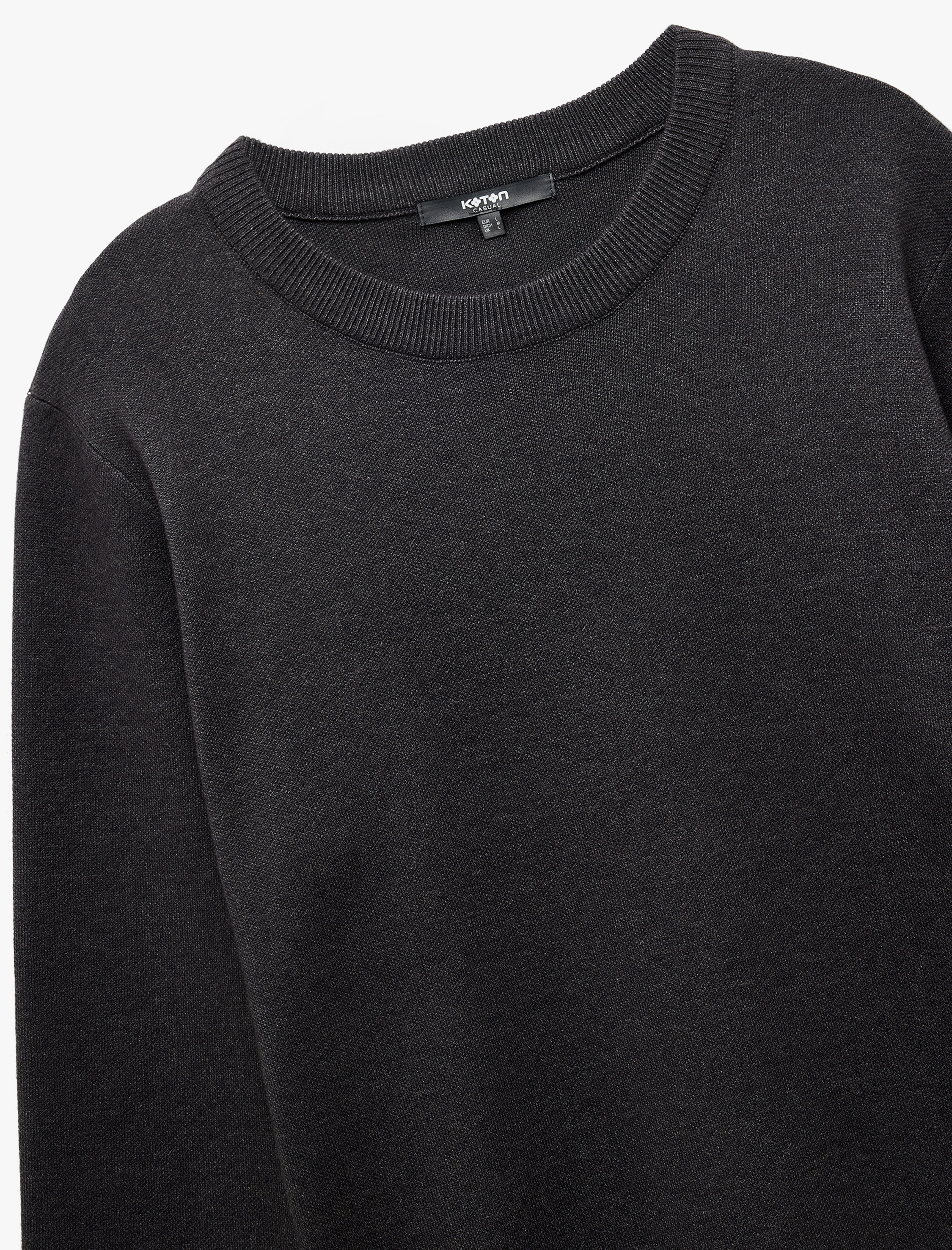   Uzun Kollu Bisiklet Yaka Basic Triko Kazak