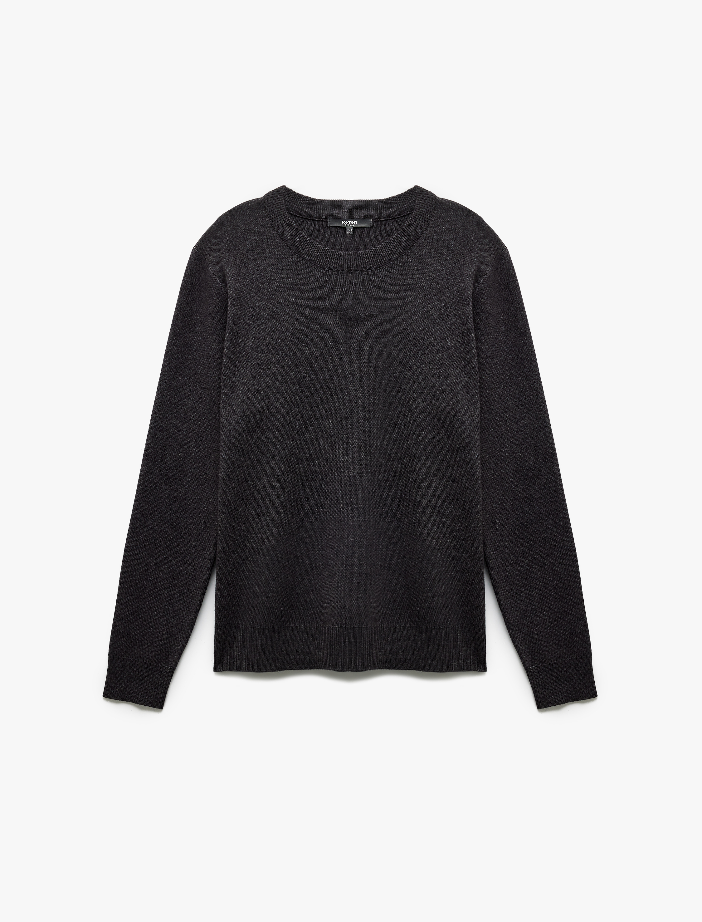   Uzun Kollu Bisiklet Yaka Basic Triko Kazak