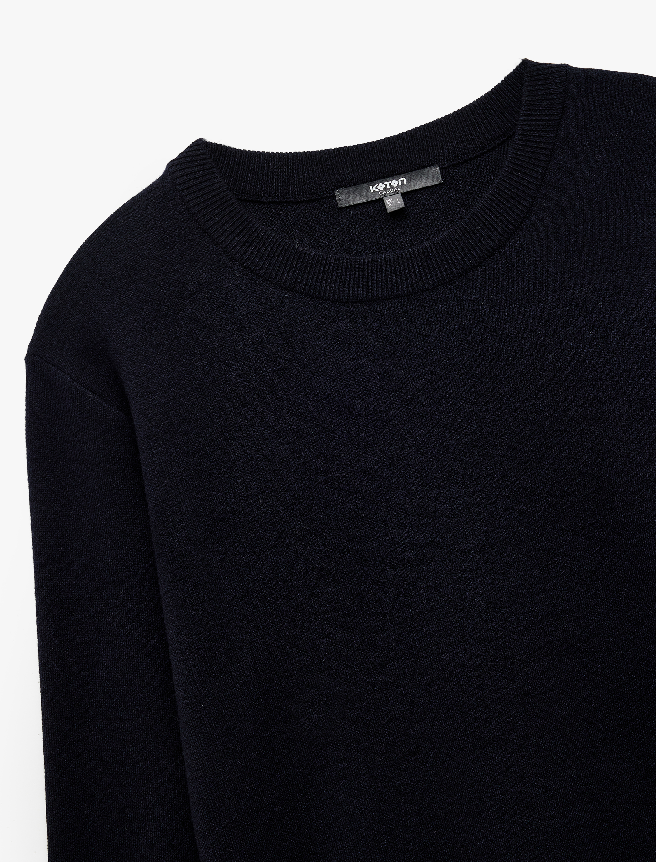   Uzun Kollu Bisiklet Yaka Basic Triko Kazak