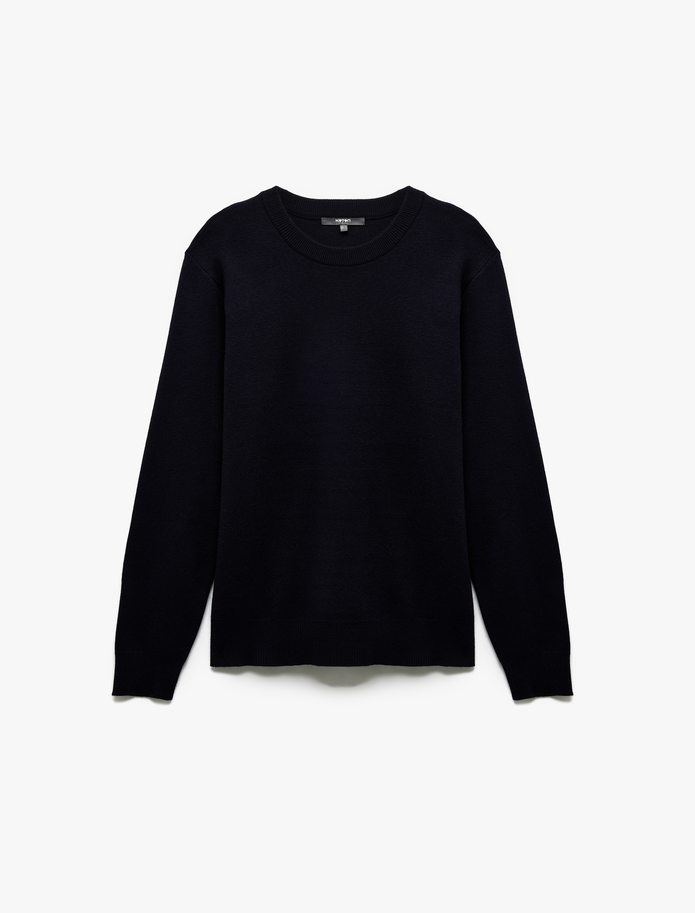   Uzun Kollu Bisiklet Yaka Basic Triko Kazak