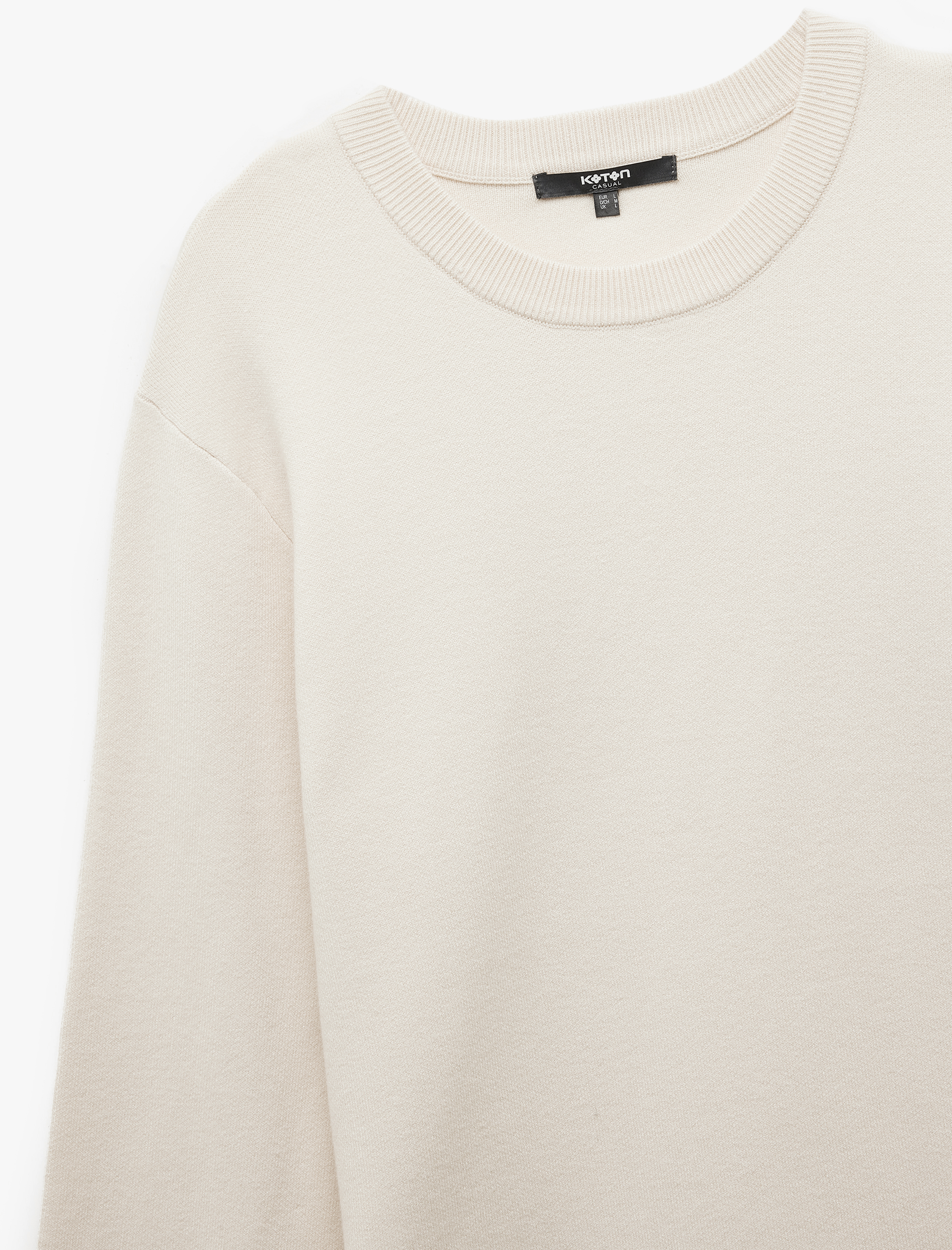   Uzun Kollu Bisiklet Yaka Basic Triko Kazak