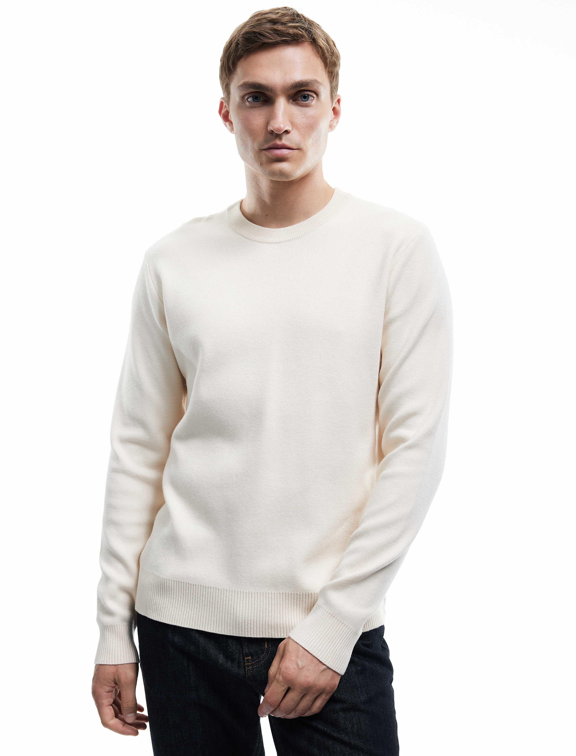   Uzun Kollu Bisiklet Yaka Basic Triko Kazak