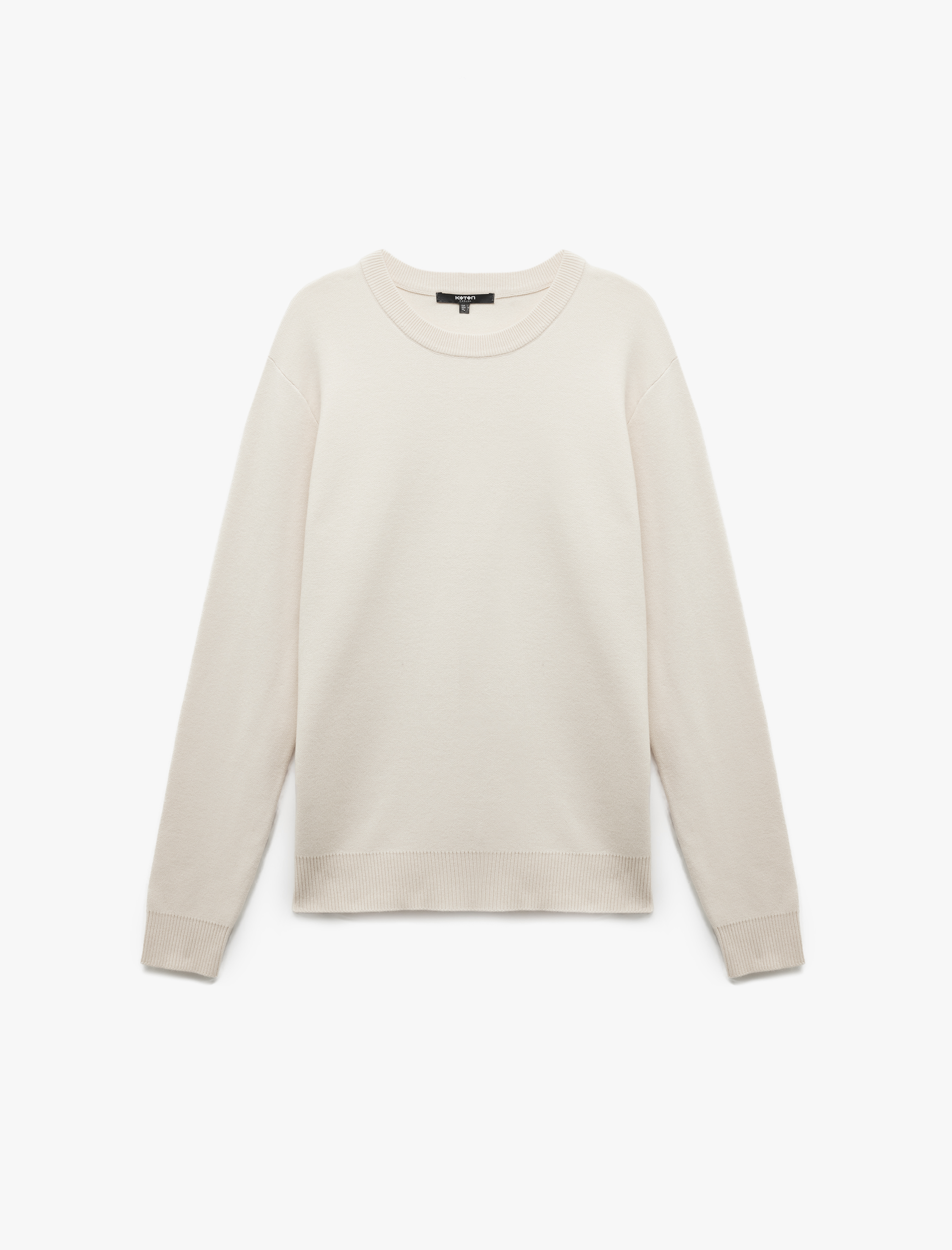   Uzun Kollu Bisiklet Yaka Basic Triko Kazak