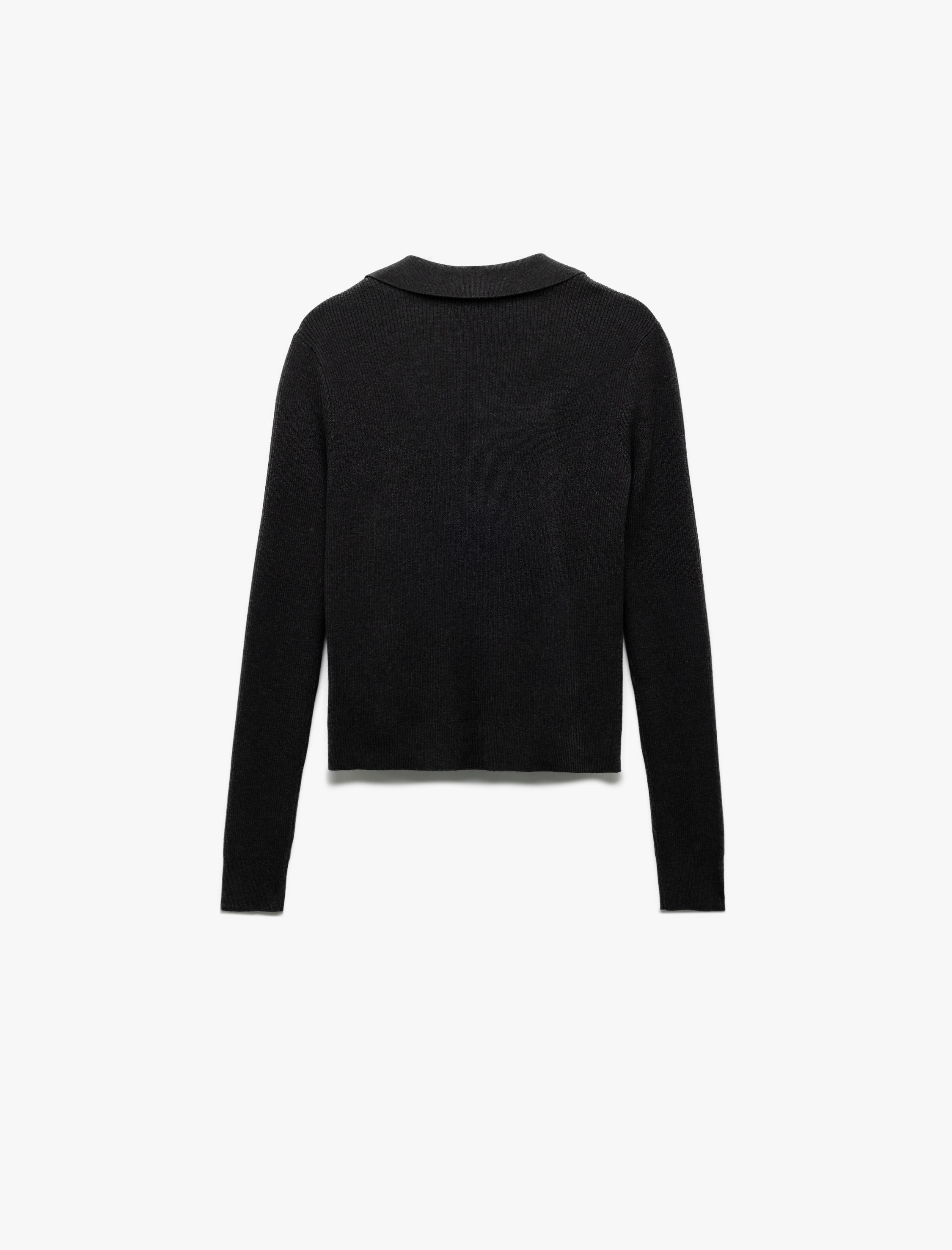   Uzun Kollu Polo Yaka Triko Kazak