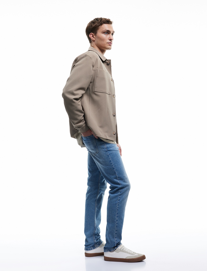   Pamuklu Slim Fit Jean Pantolon - Brad Jean