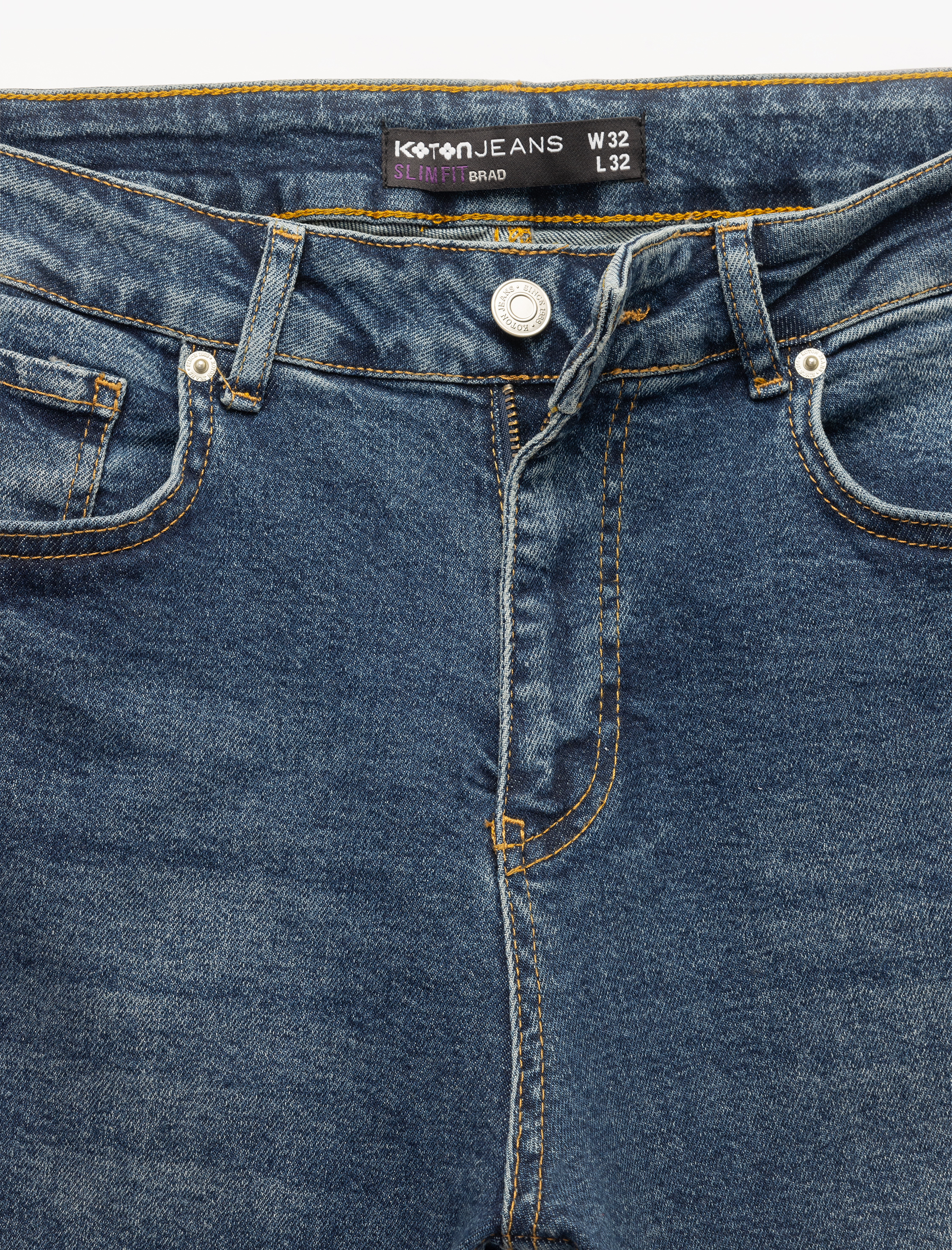   Normal Bel Slim Fit Jean Pantolon - Brad Jean