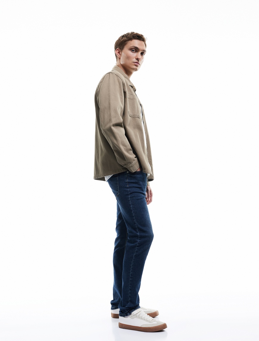   Normal Bel Slim Fit Jean Pantolon - Brad Jean