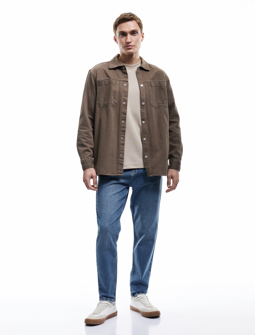   Pamuklu Normal Bel Tapered Fit Jean Pantolon - Joe Jean