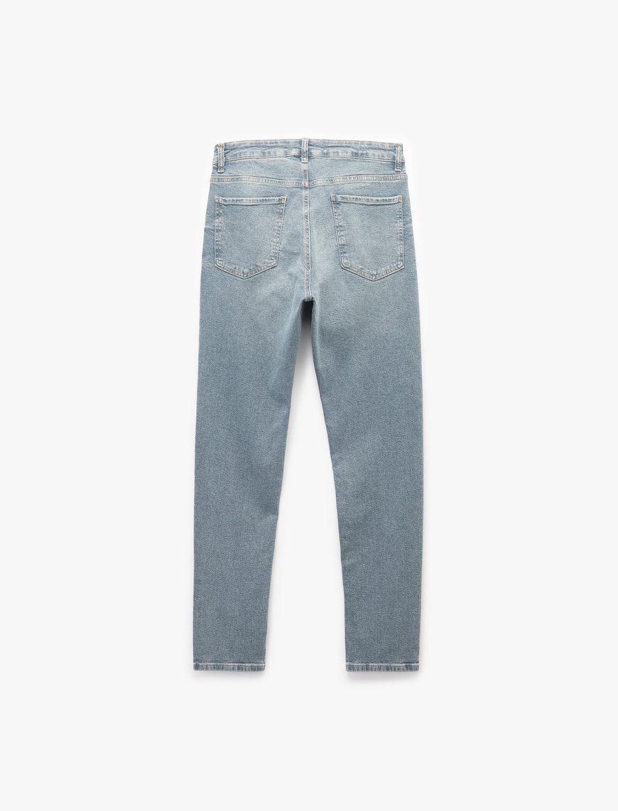   Normal Bel Pamuklu Skinny Fit Jean Pantolon - Michael Jean