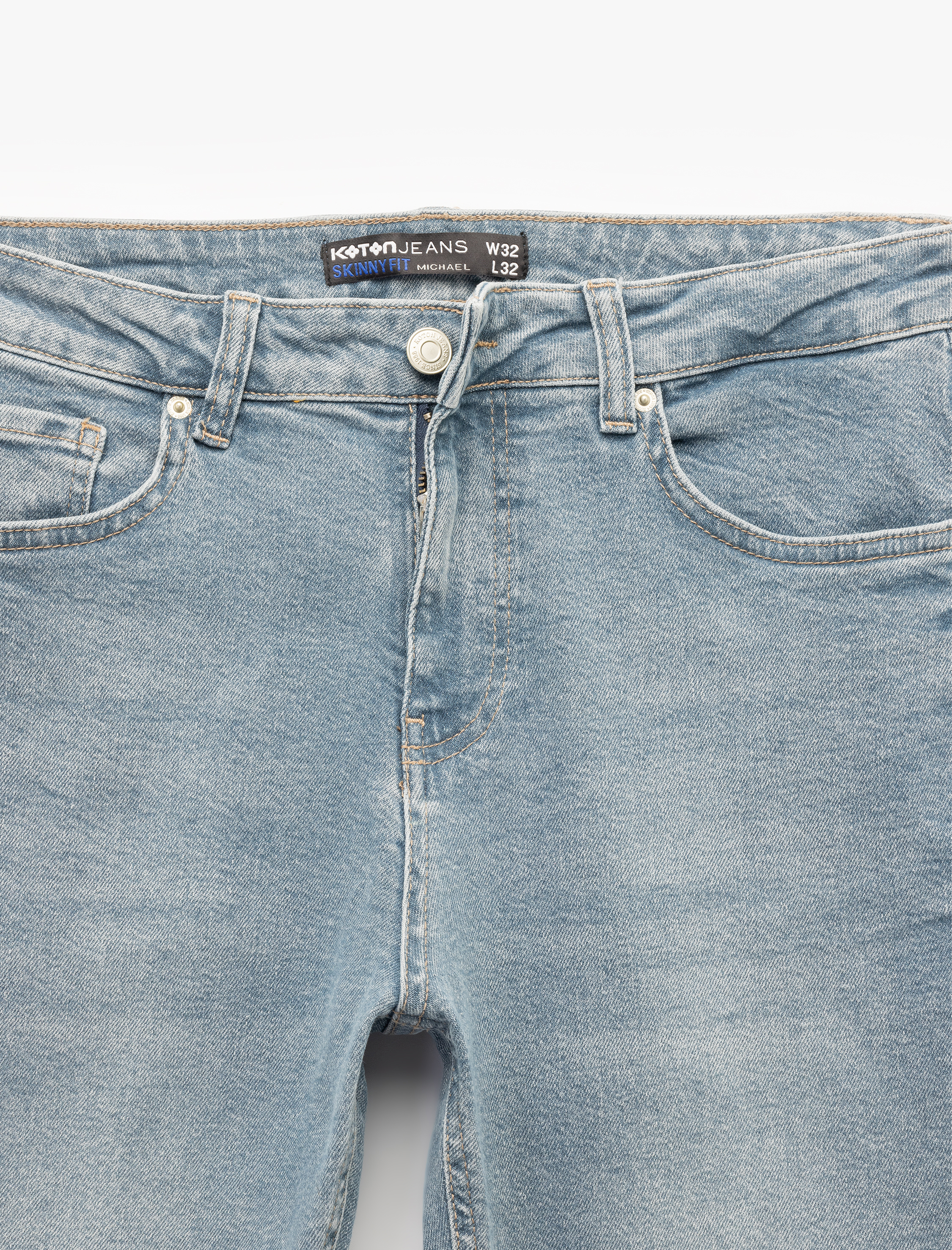   Normal Bel Pamuklu Skinny Fit Jean Pantolon - Michael Jean