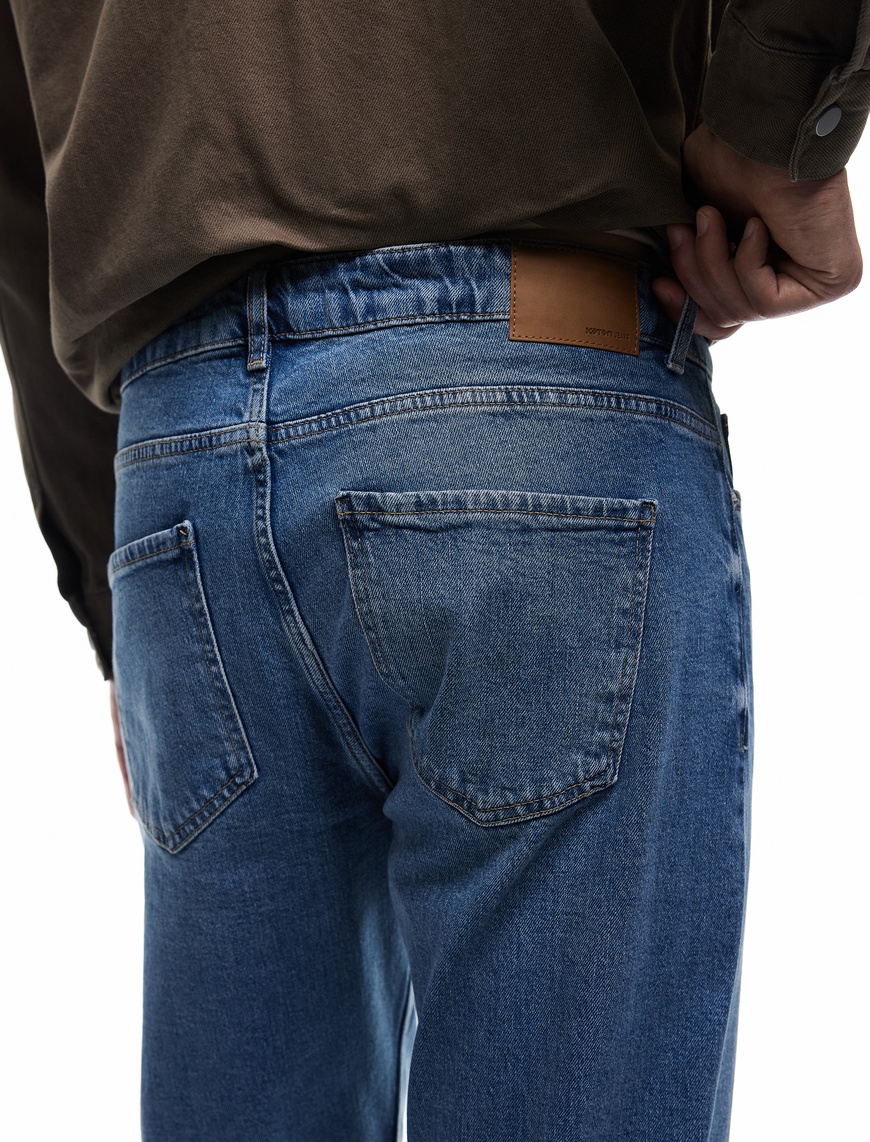  Pamuklu Normal Bel Tapered Fit Jean Pantolon - Joe Jean