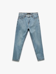 Normal Bel Pamuklu Tapered Fit Jean Pantolon - Joe Jean