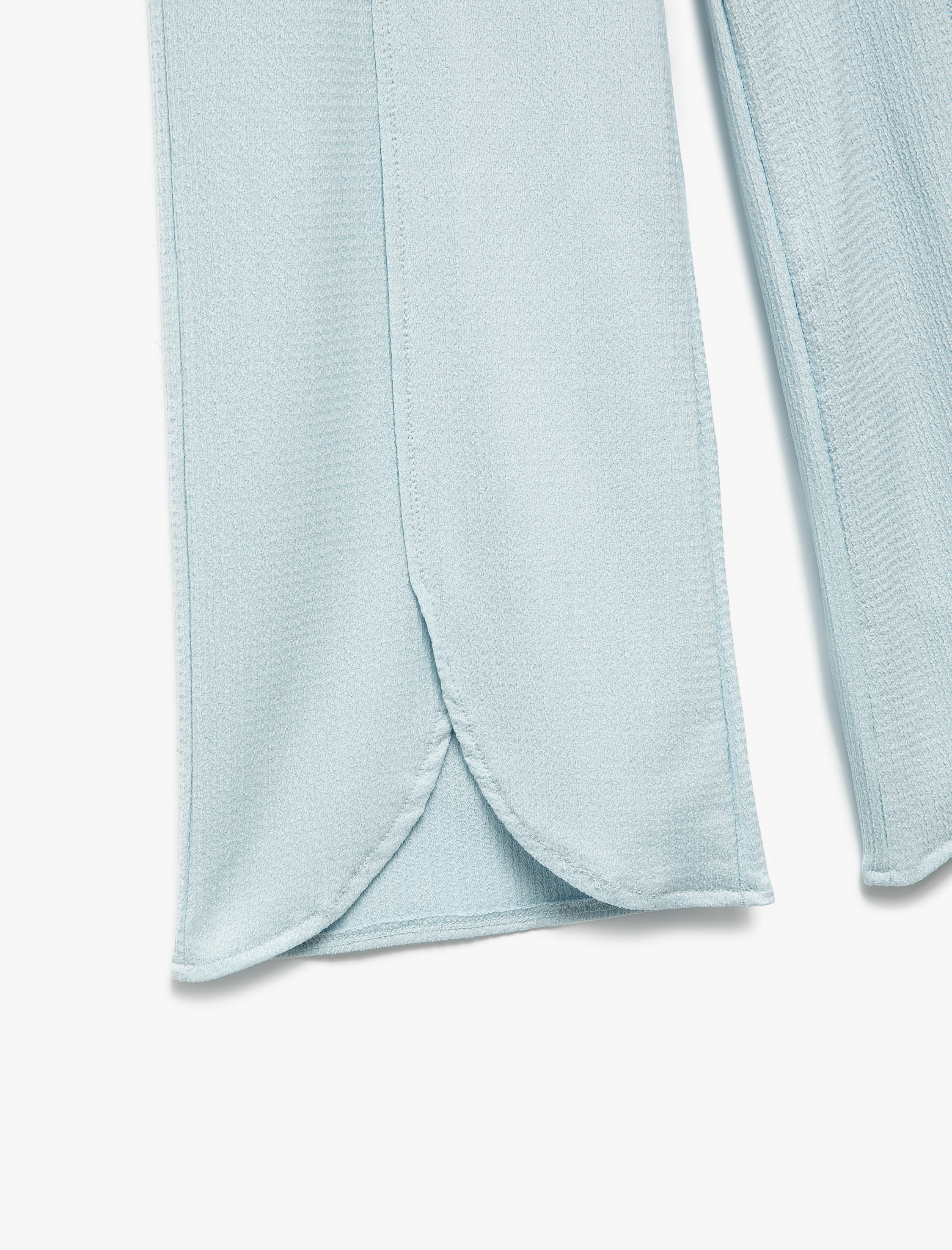  Kız Çocuk Beli Lastikli Bürümcük Geniş Paça  Pantolon