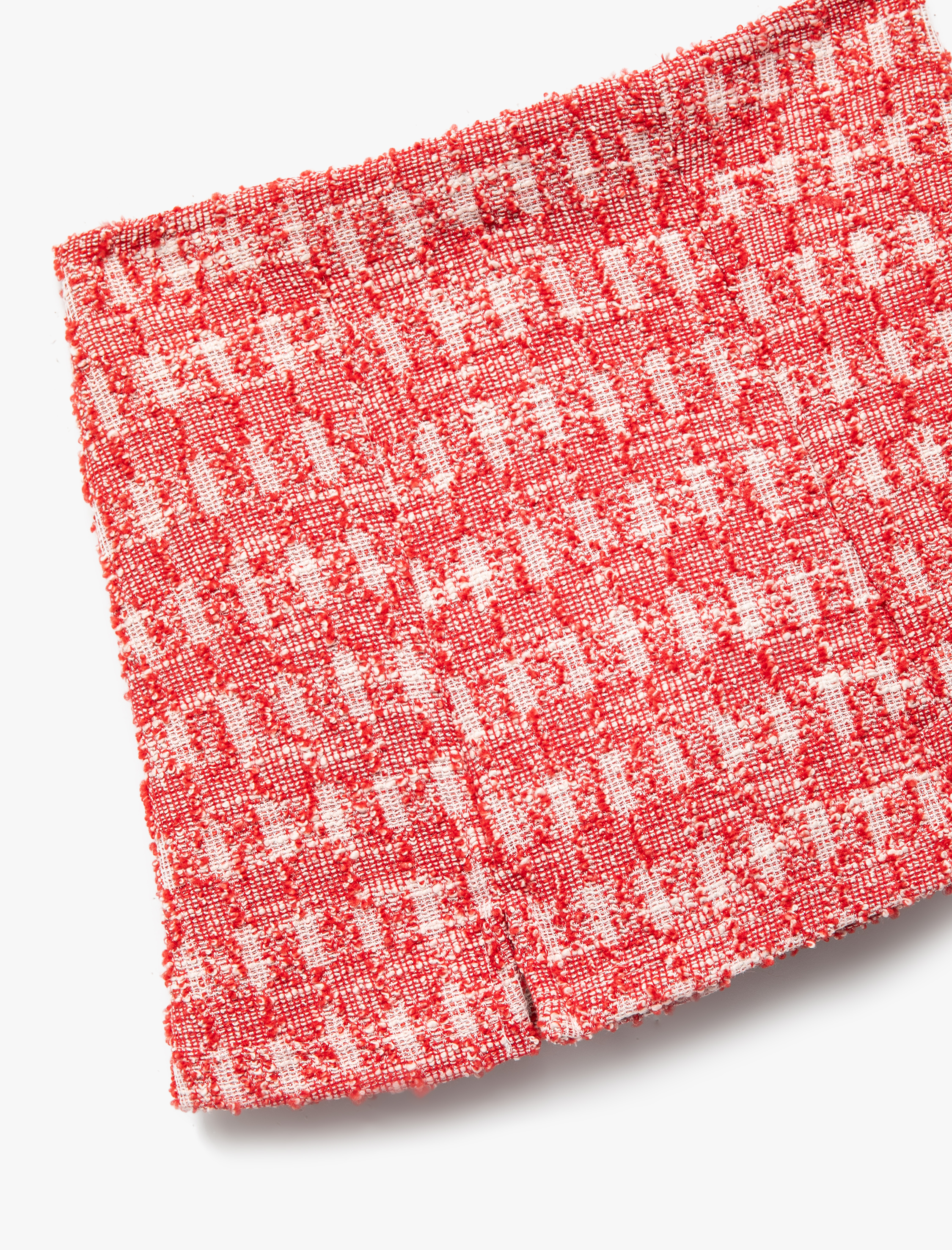  Kız Çocuk Doku Beli Lastikli Tüvit Şort Etek