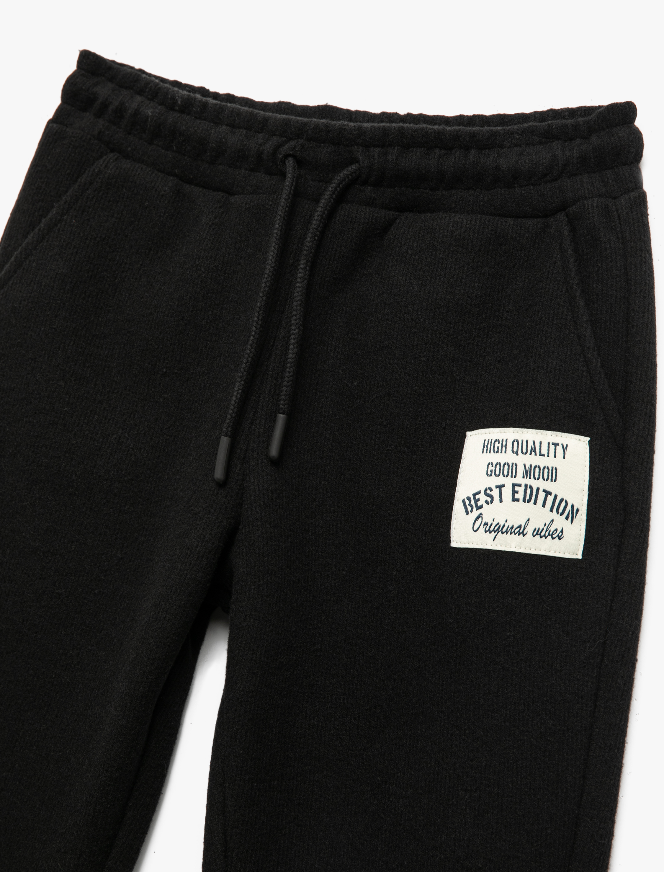  Erkek Çocuk Cepli Aplike Detaylı Jogger Eşofman Altı