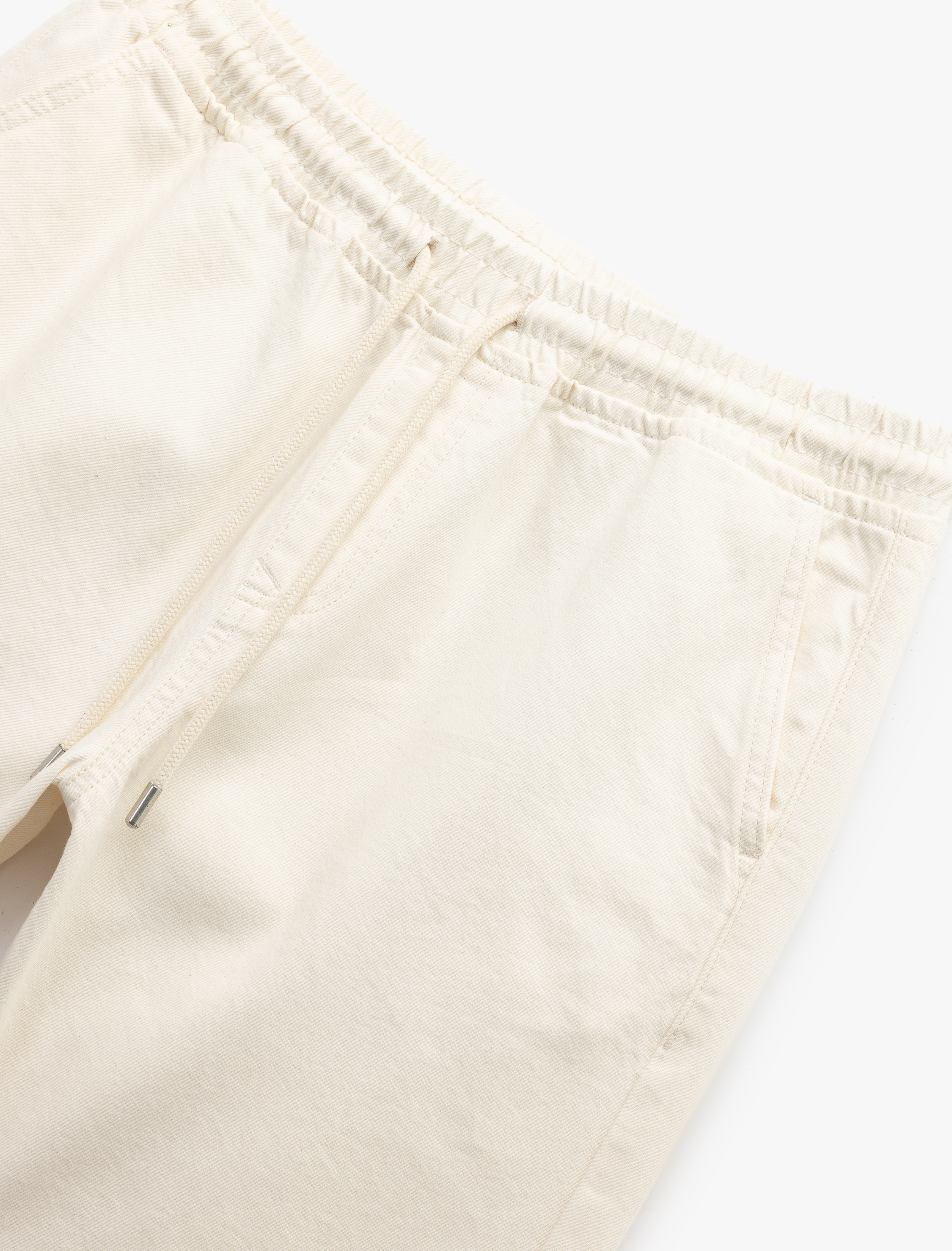   Pamuklu Bermuda Beli Bağcıklı Baggy Jean Şort