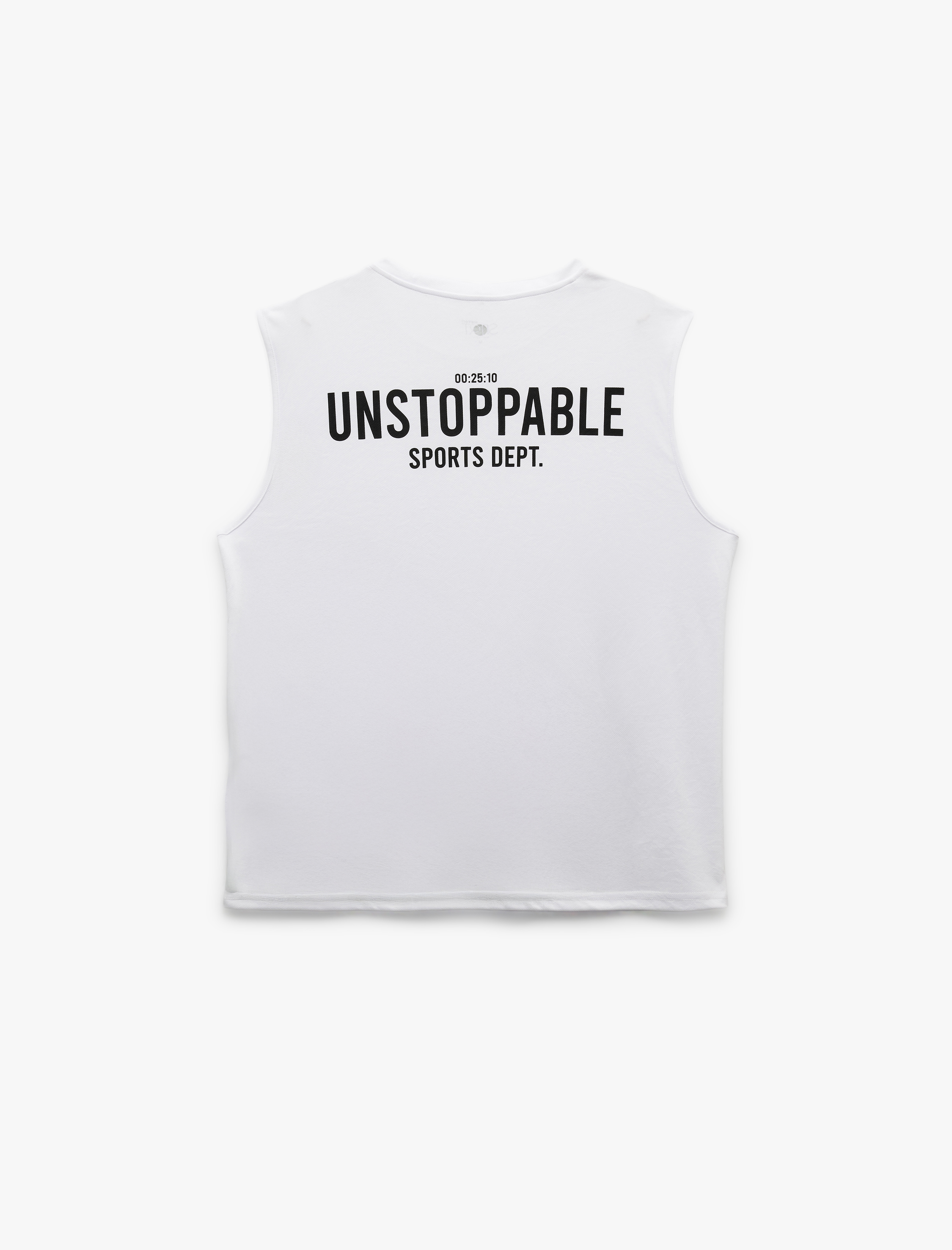   Kolsuz Bisiklet Yaka Oversize Arkası Baskılı Spor Atlet