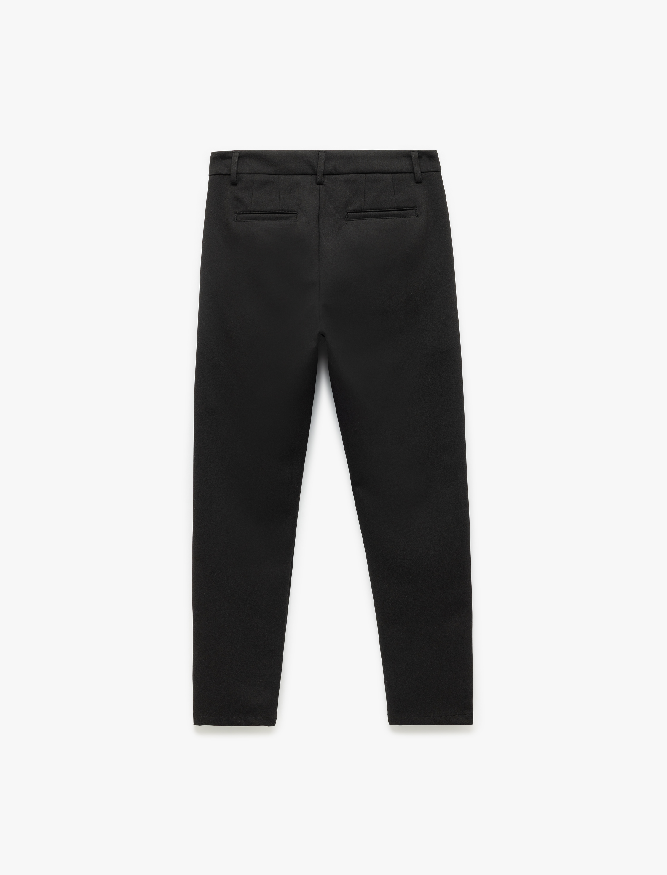   Cep Detaylı Düğmeli Slim Fit Kumaş Pantolon