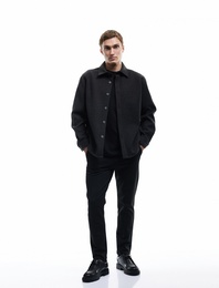 Cep Detaylı Düğmeli Slim Fit Kumaş Pantolon