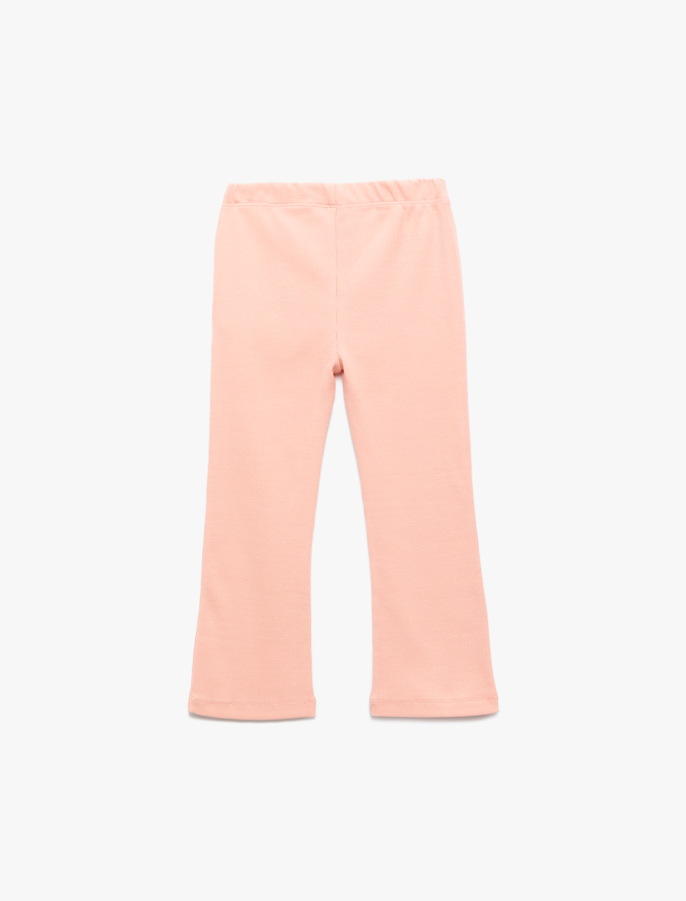  Kız Bebek Pamuklu Ribanalı Basic İspanyol Paça Tayt