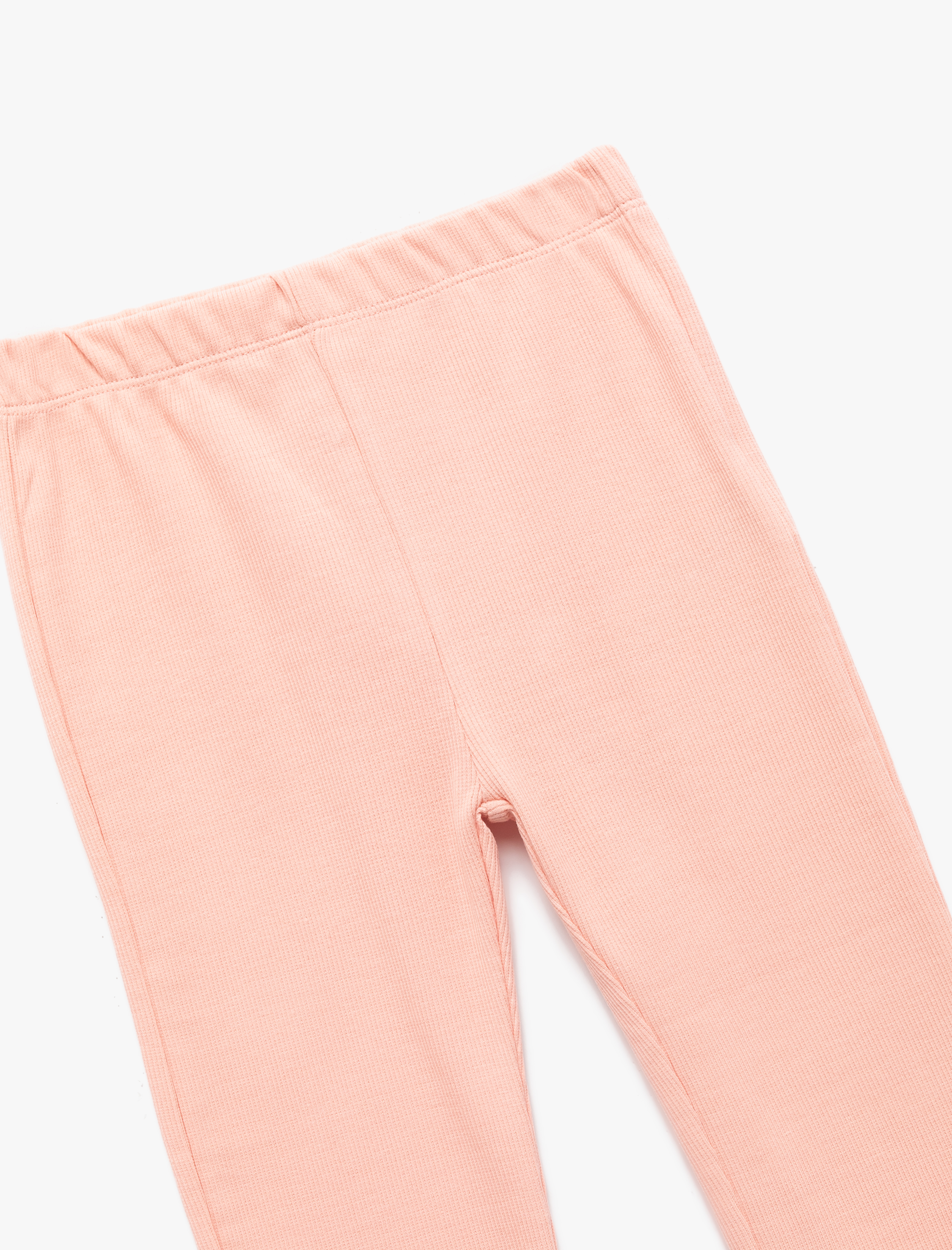  Kız Bebek Pamuklu Ribanalı Basic İspanyol Paça Tayt