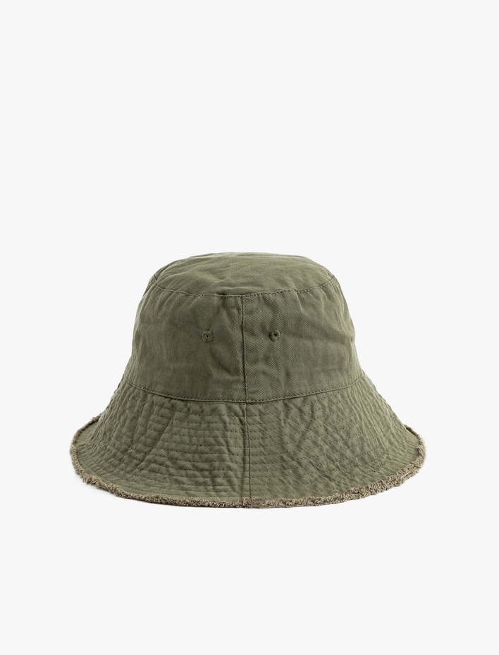 Kadın Pamuklu Bucket Şapka