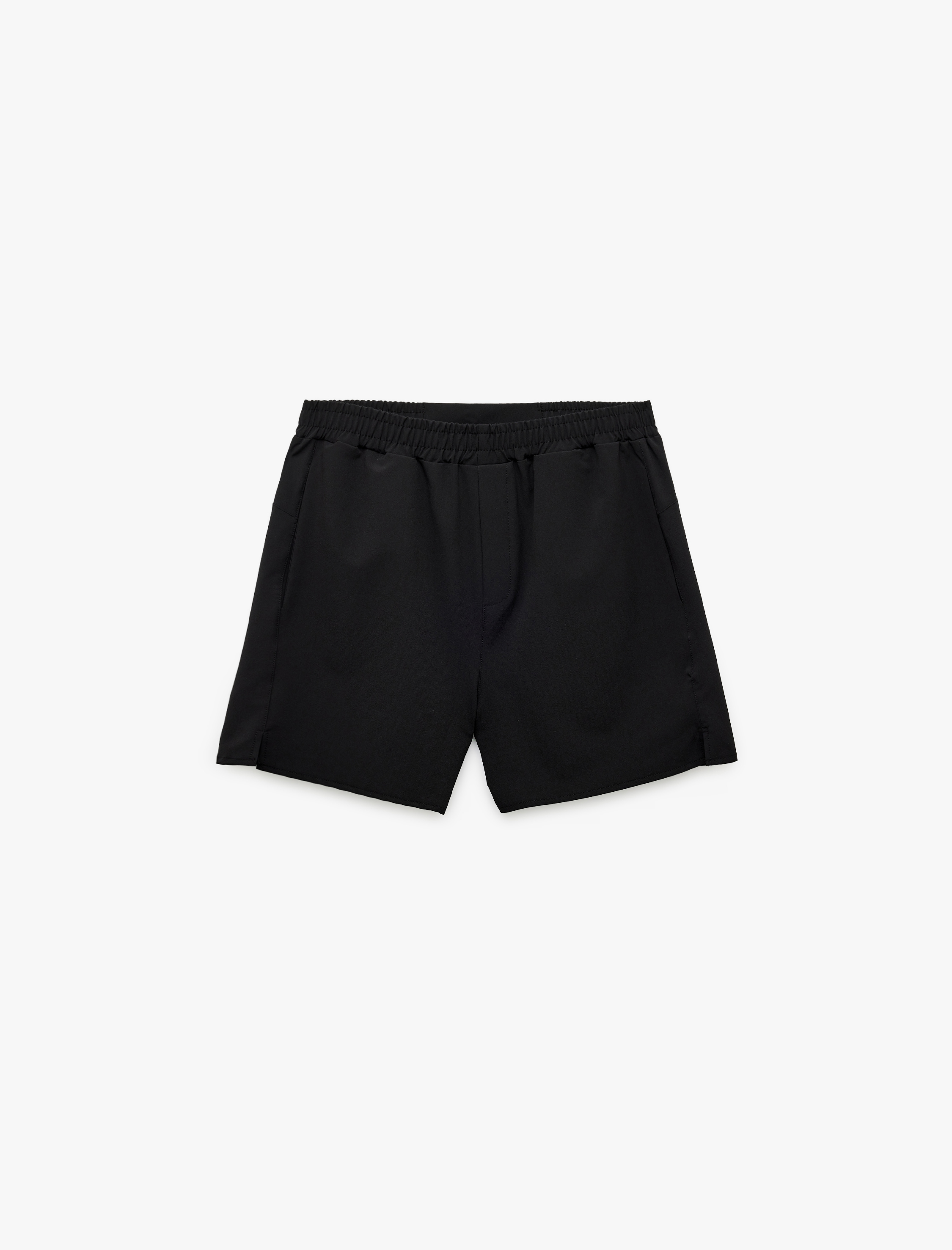   Fermuarlı Cep Detaylı Beli Lastikli Oversize Paraşüt Kumaş Spor Şort