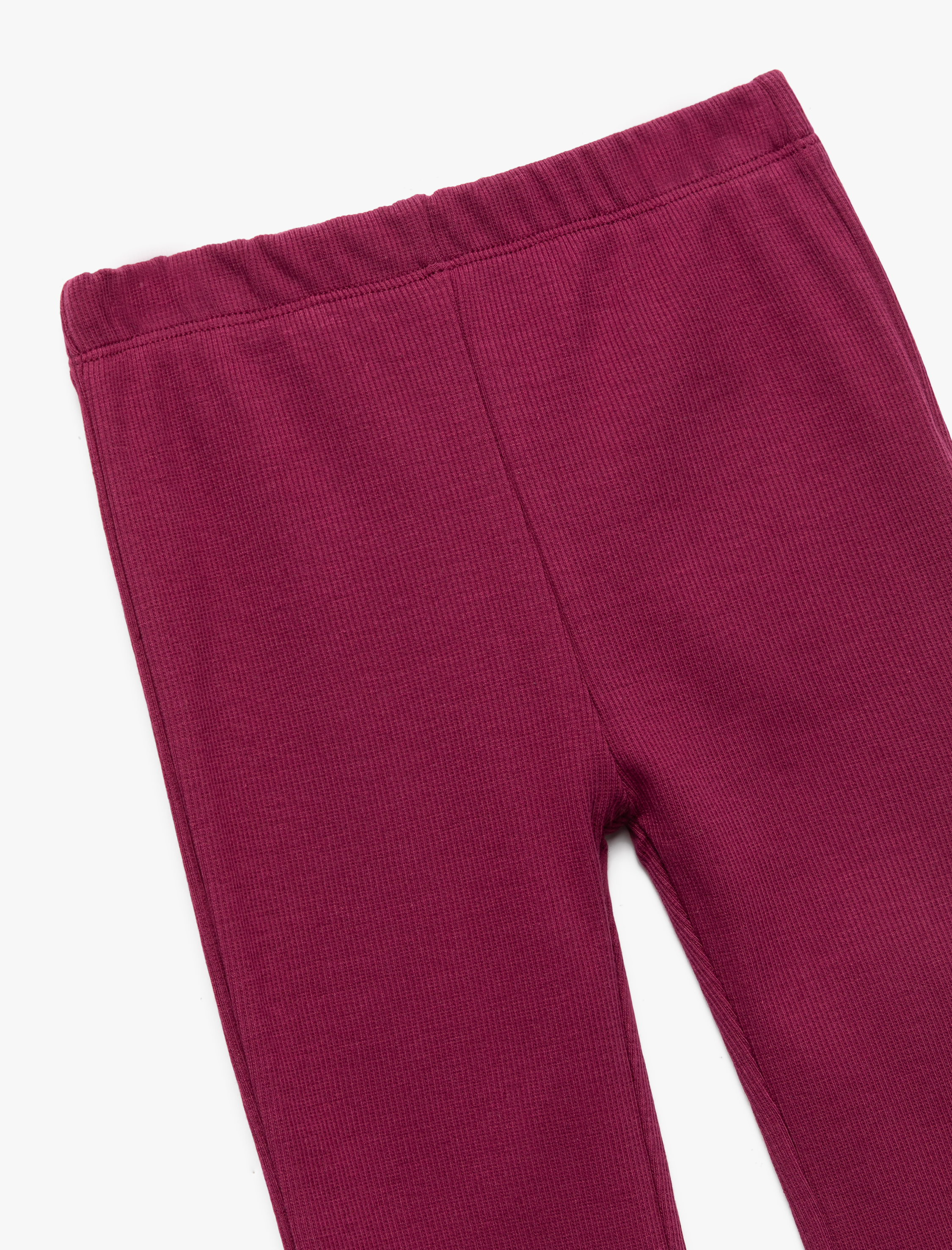  Kız Bebek Pamuklu Ribanalı Basic İspanyol Paça Tayt