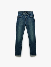 Pamuklu Normal Bel Slim Fit Jean Pantolon - Brad Jean