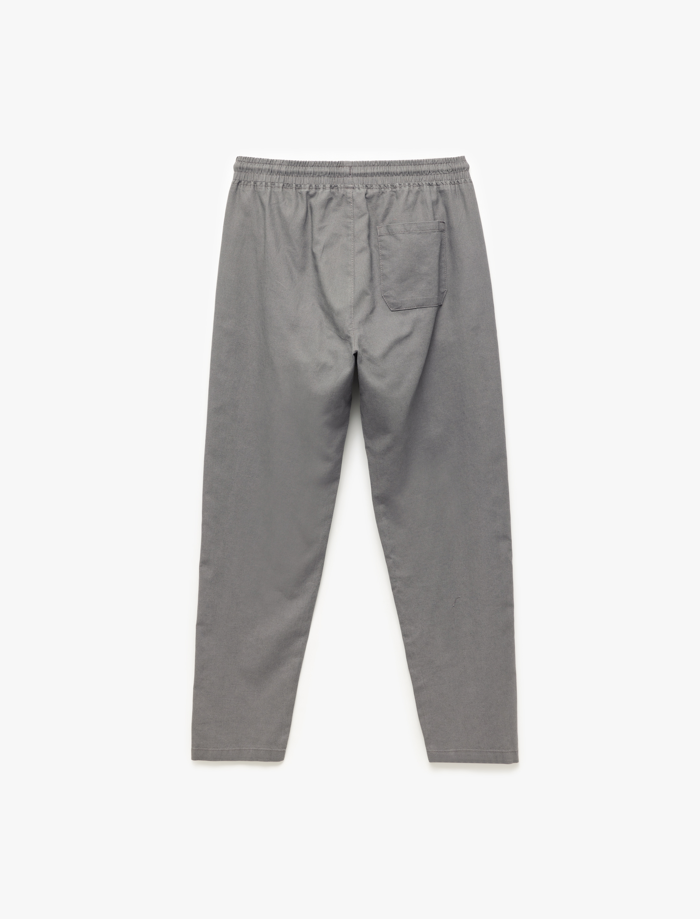   Beli Bağcıklı Cep Detaylı Keten Pamuk Karışımlı Chino Pantolon