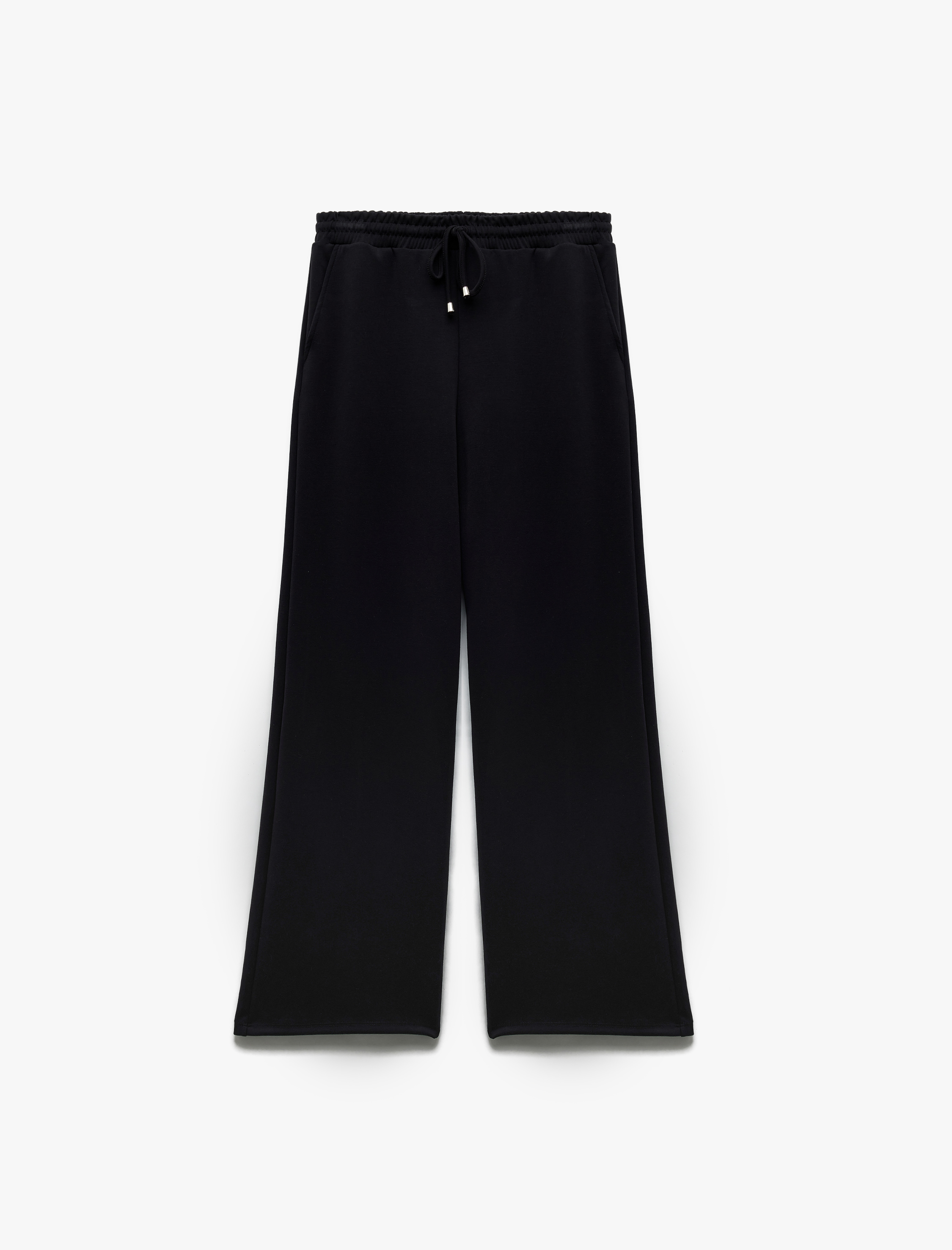   Modal Karışımlı Normal Bel Cepli Geniş Düz Paça Eşofman Altı