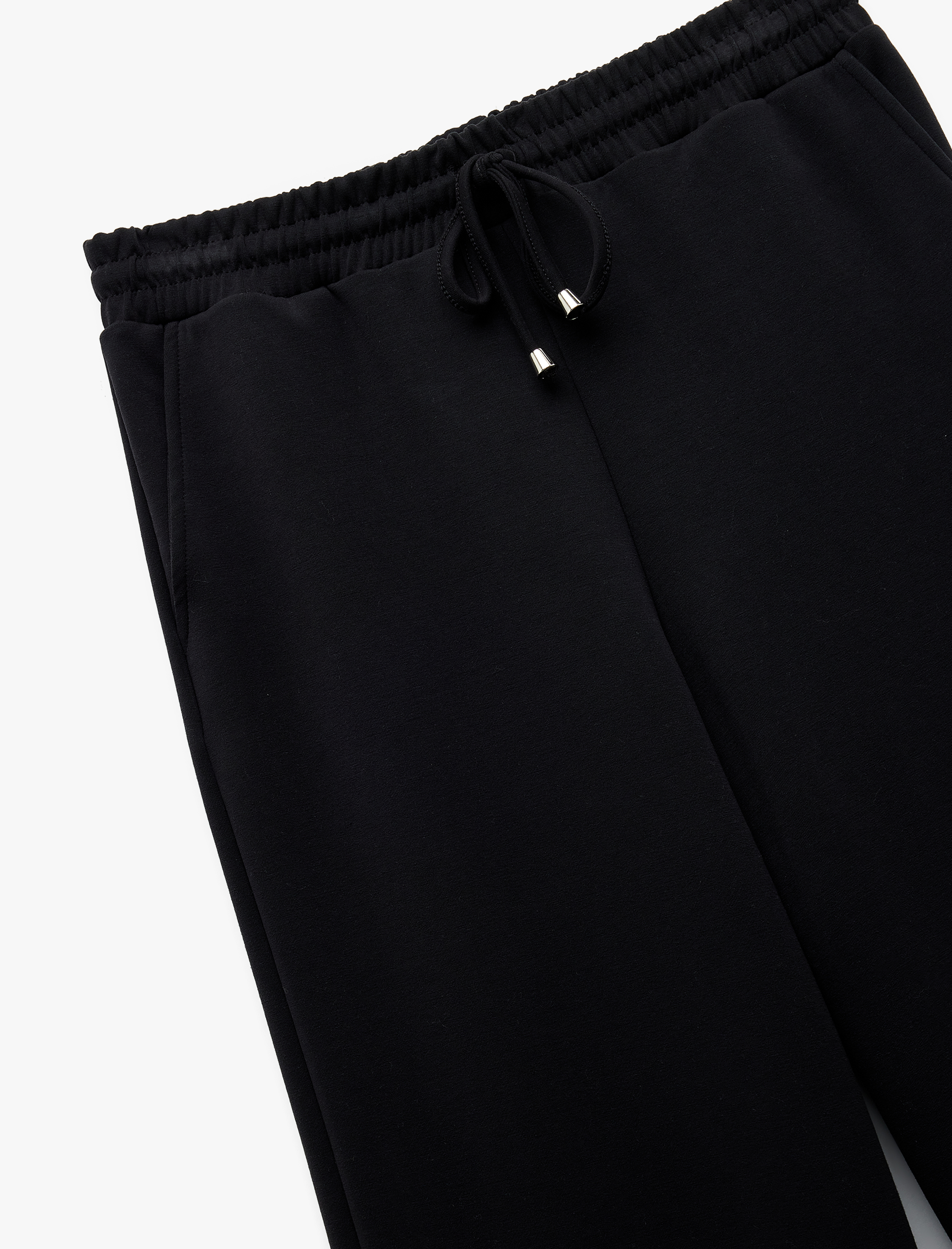   Modal Karışımlı Normal Bel Cepli Geniş Düz Paça Eşofman Altı