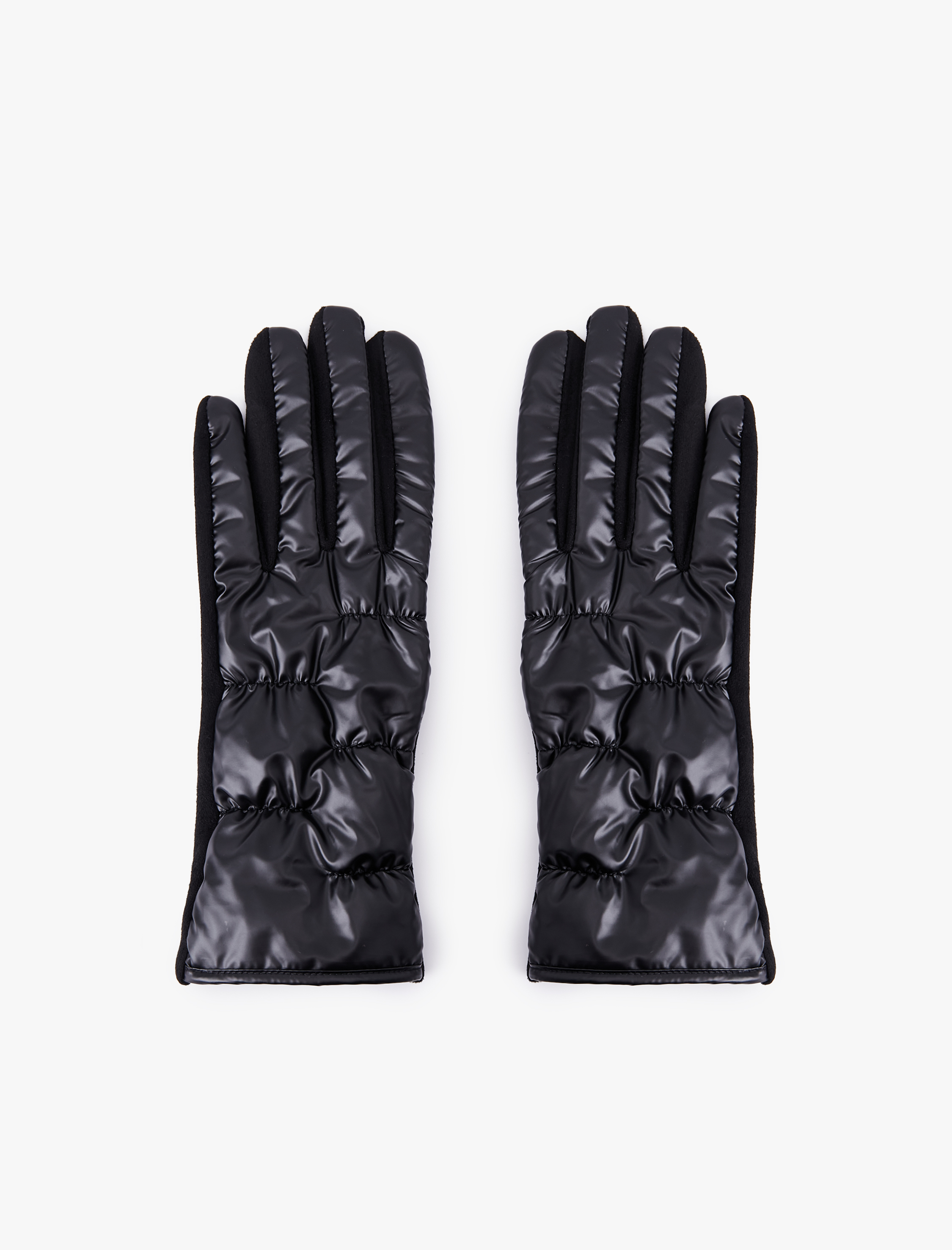  Kadın Çiçek İşlemeli Şişme Eldiven