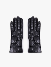 Çiçek İşlemeli Şişme Eldiven