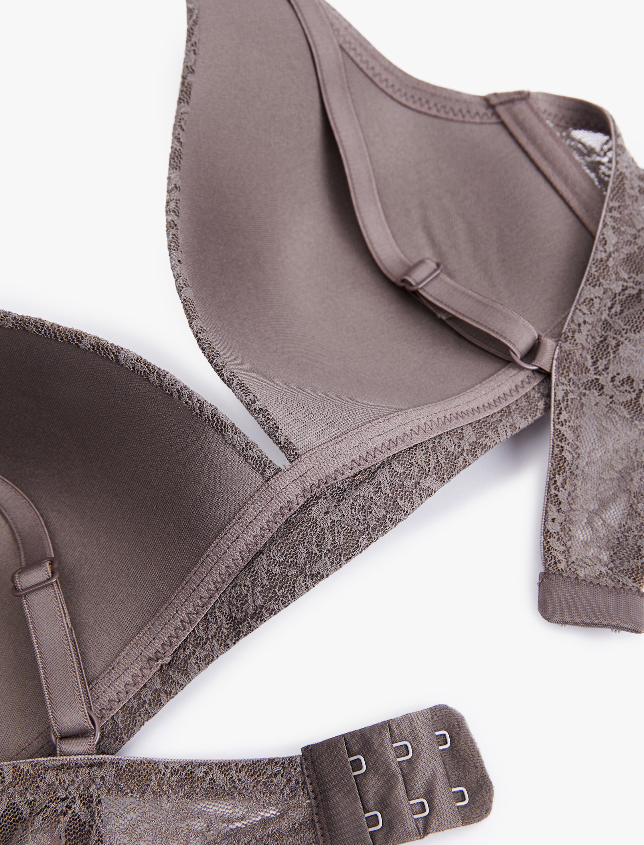   Rahat Kalıp Balensiz Dantelli Soft Bralet Sütyen