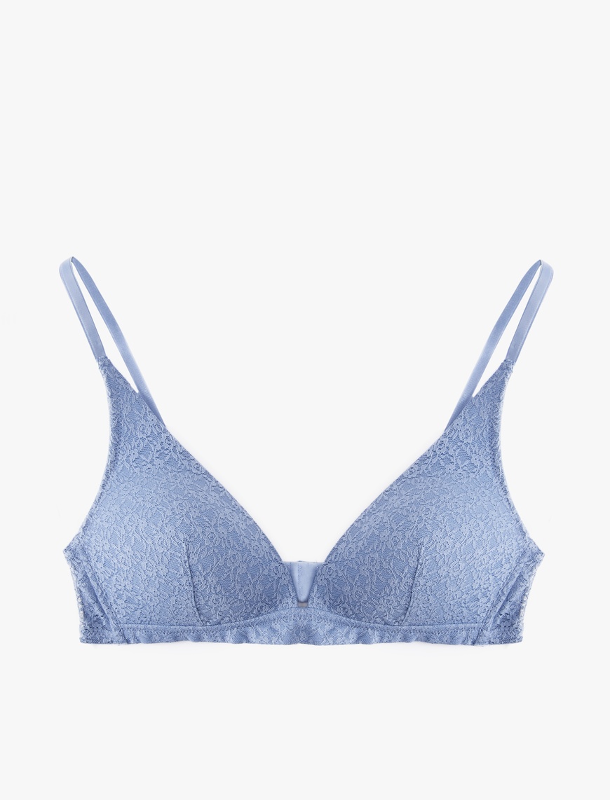   Rahat Kalıp Balensiz Dantelli Soft Bralet Sütyen