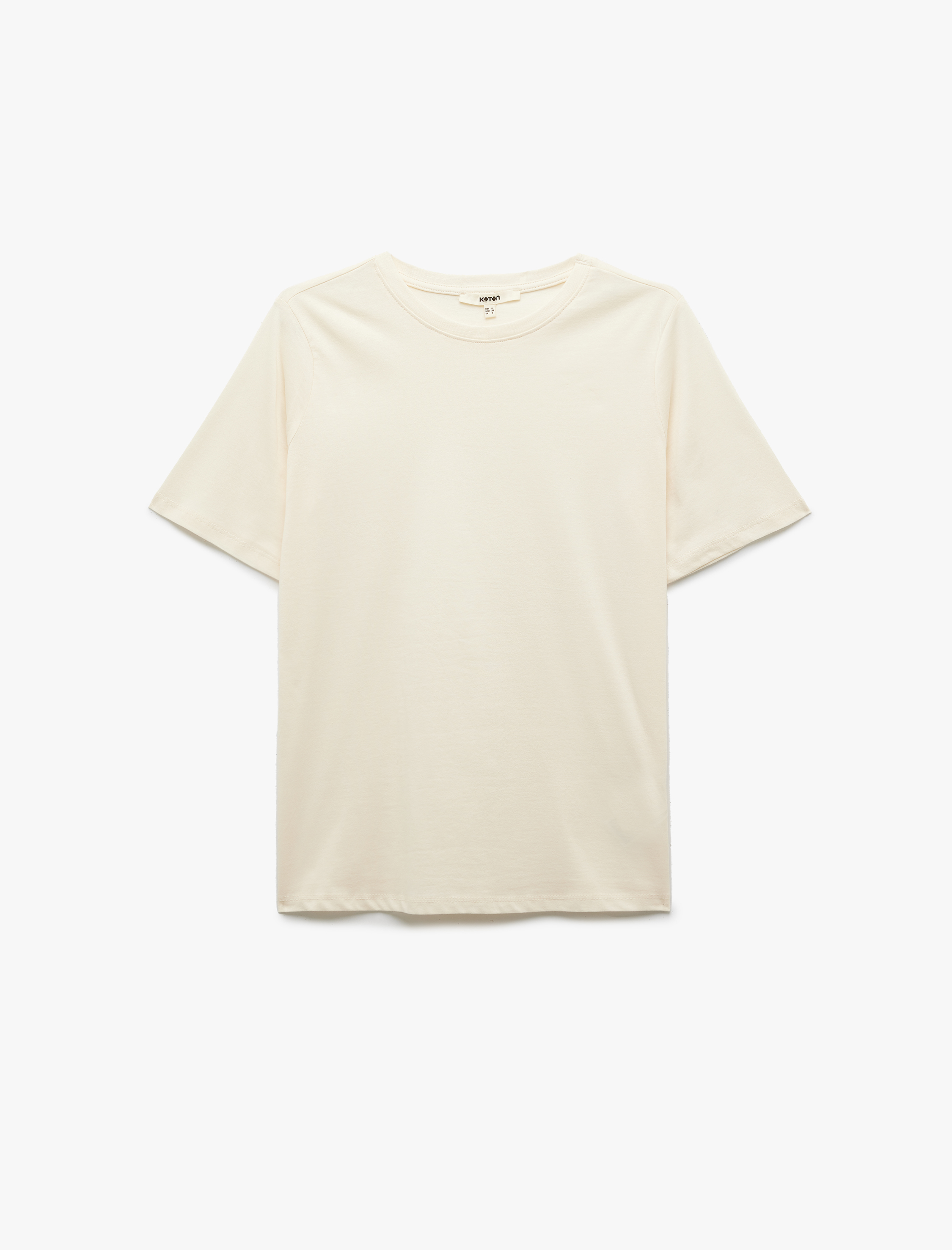   Pamuklu 3'lü Kısa Kollu Bisiklet Yaka Basic Tişört Seti