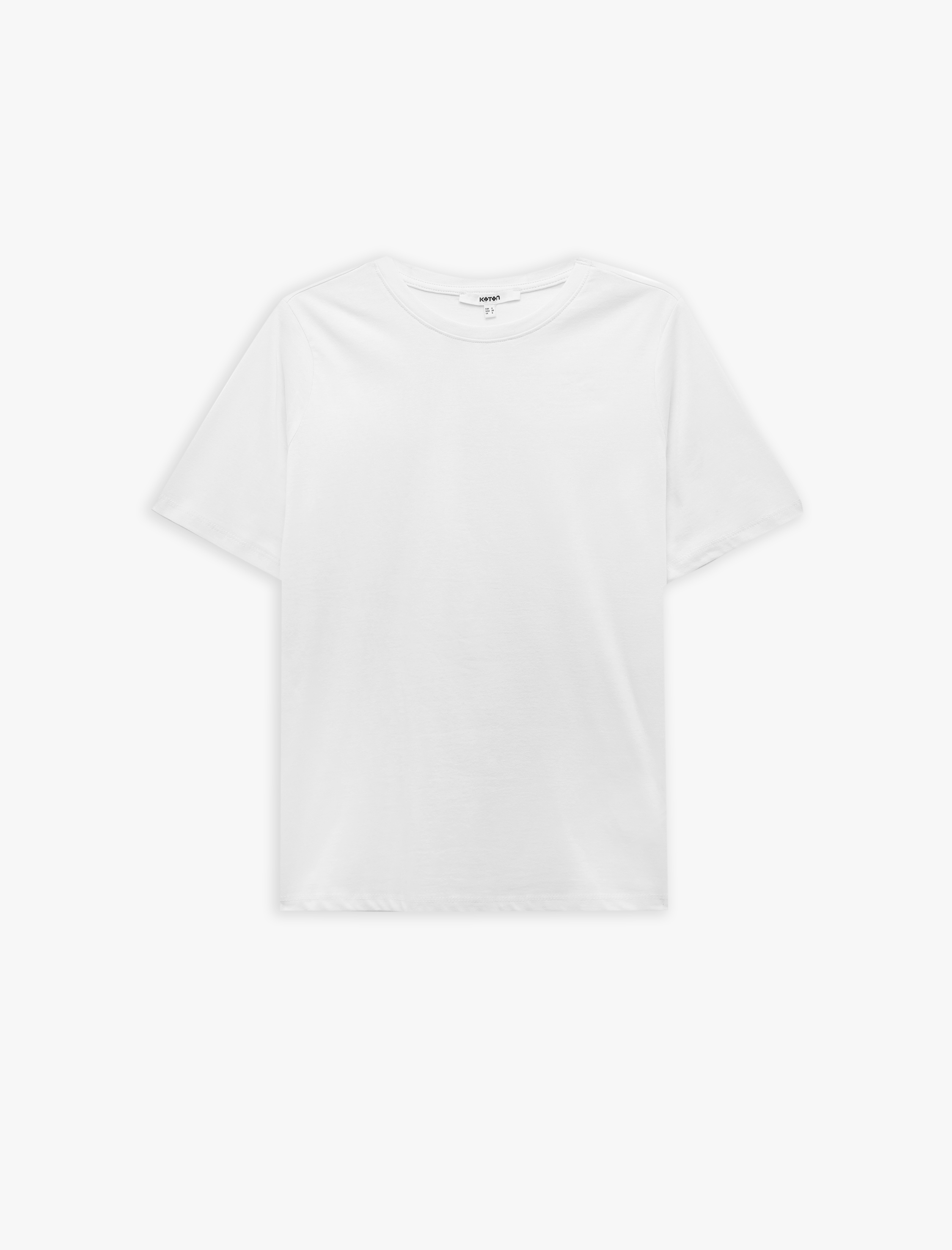   Pamuklu 3'lü Kısa Kollu Bisiklet Yaka Basic Tişört Seti