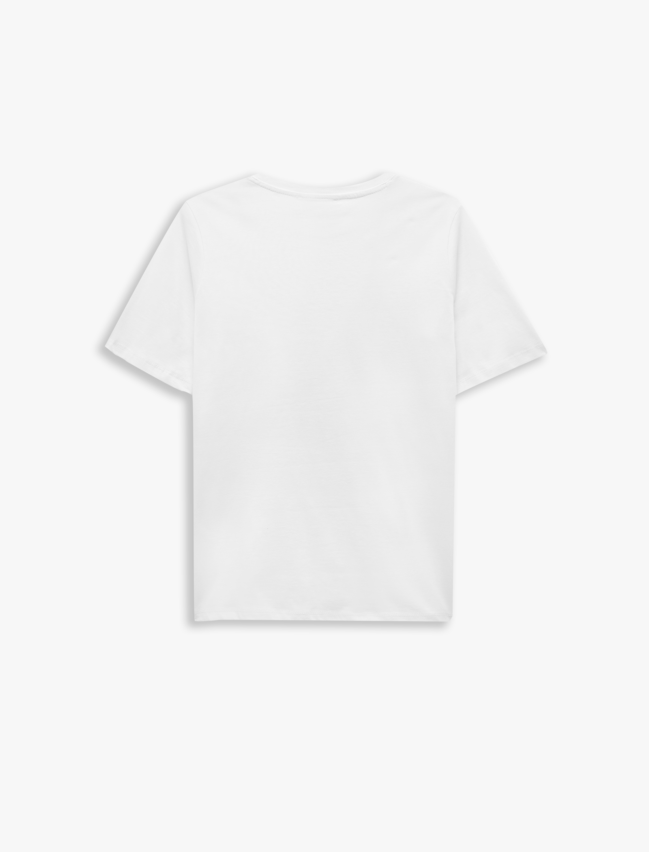   Pamuklu 3'lü Kısa Kollu Bisiklet Yaka Basic Tişört Seti