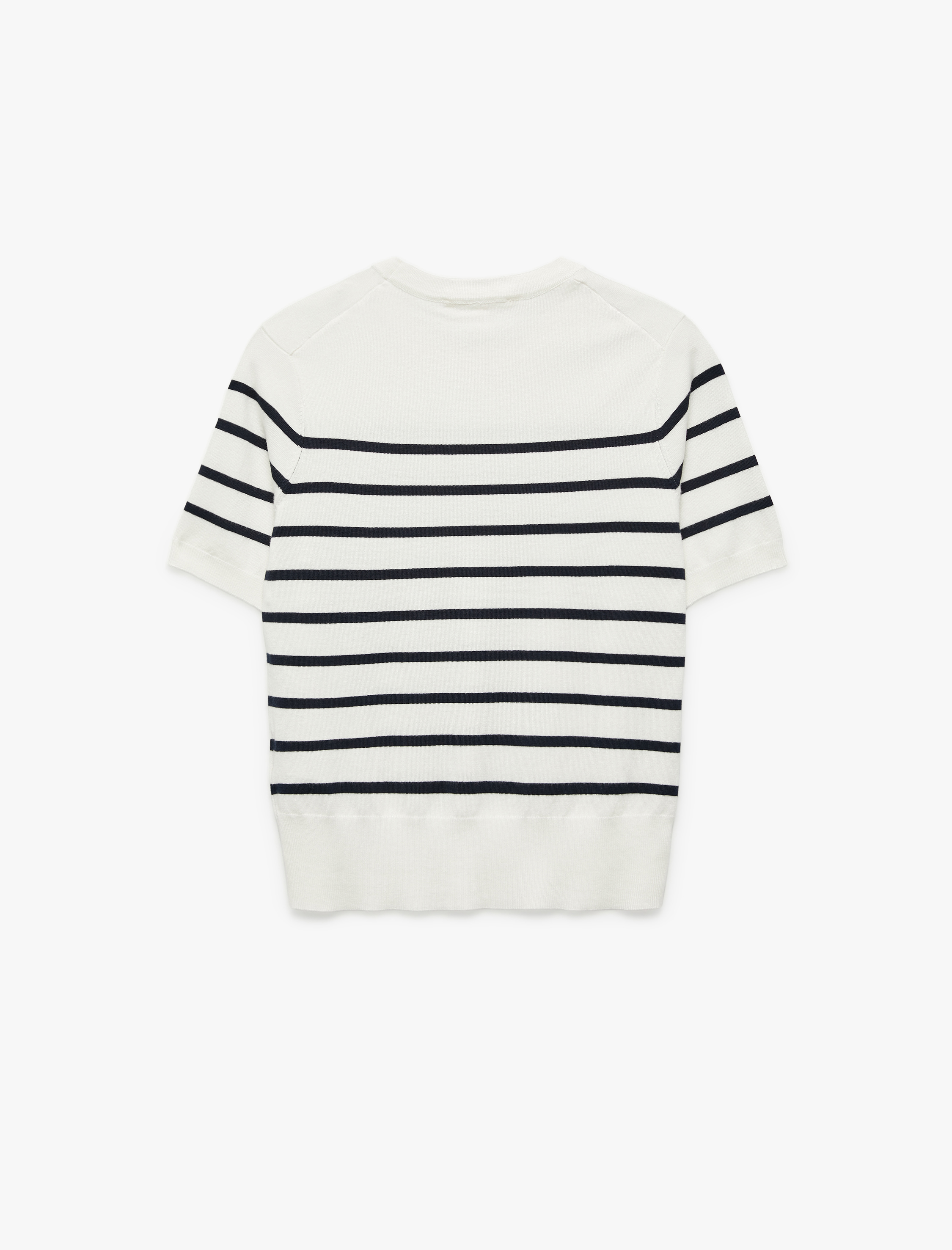   Kısa Kollu Bisiklet Yaka Basic Triko Kazak