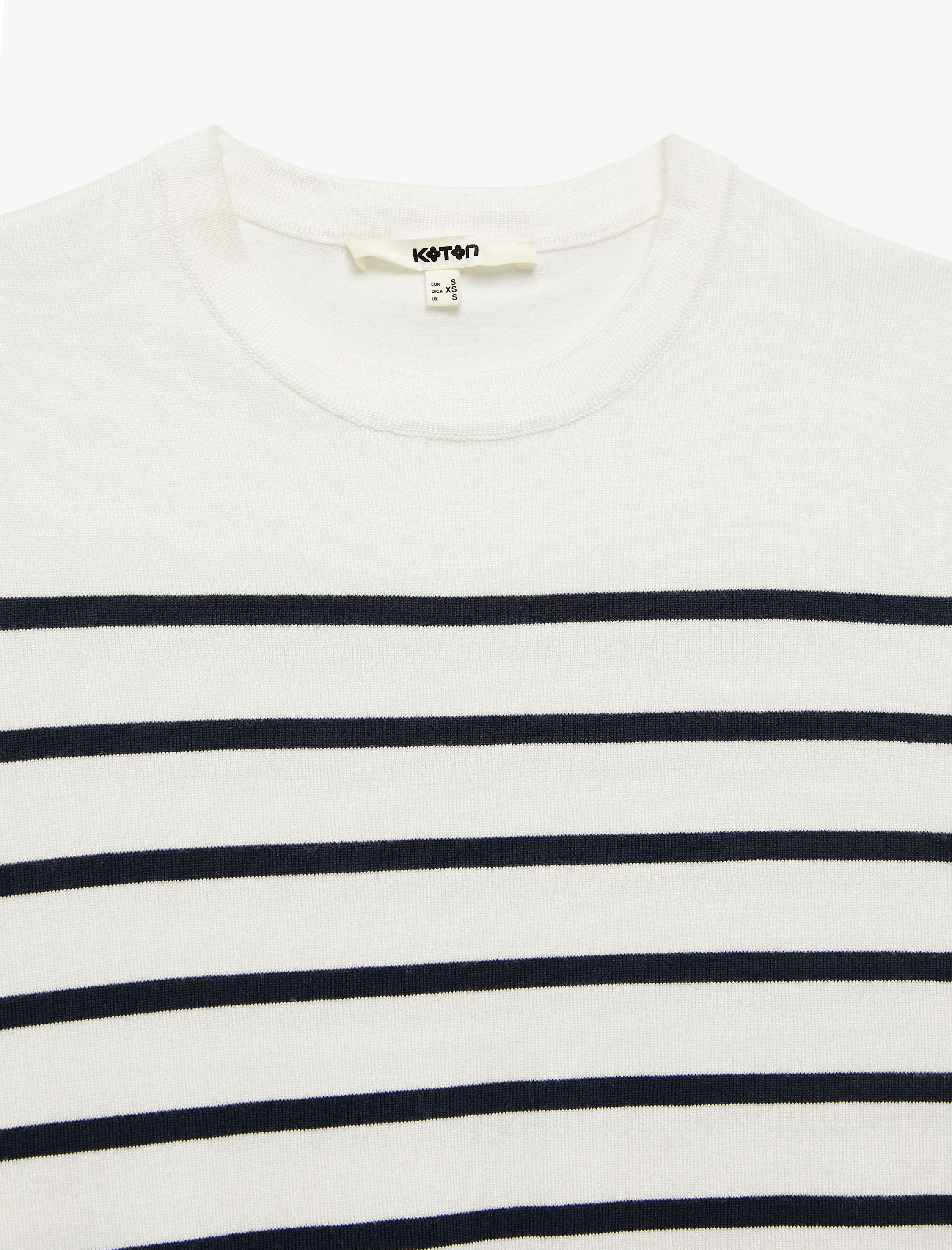   Kısa Kollu Bisiklet Yaka Basic Triko Kazak